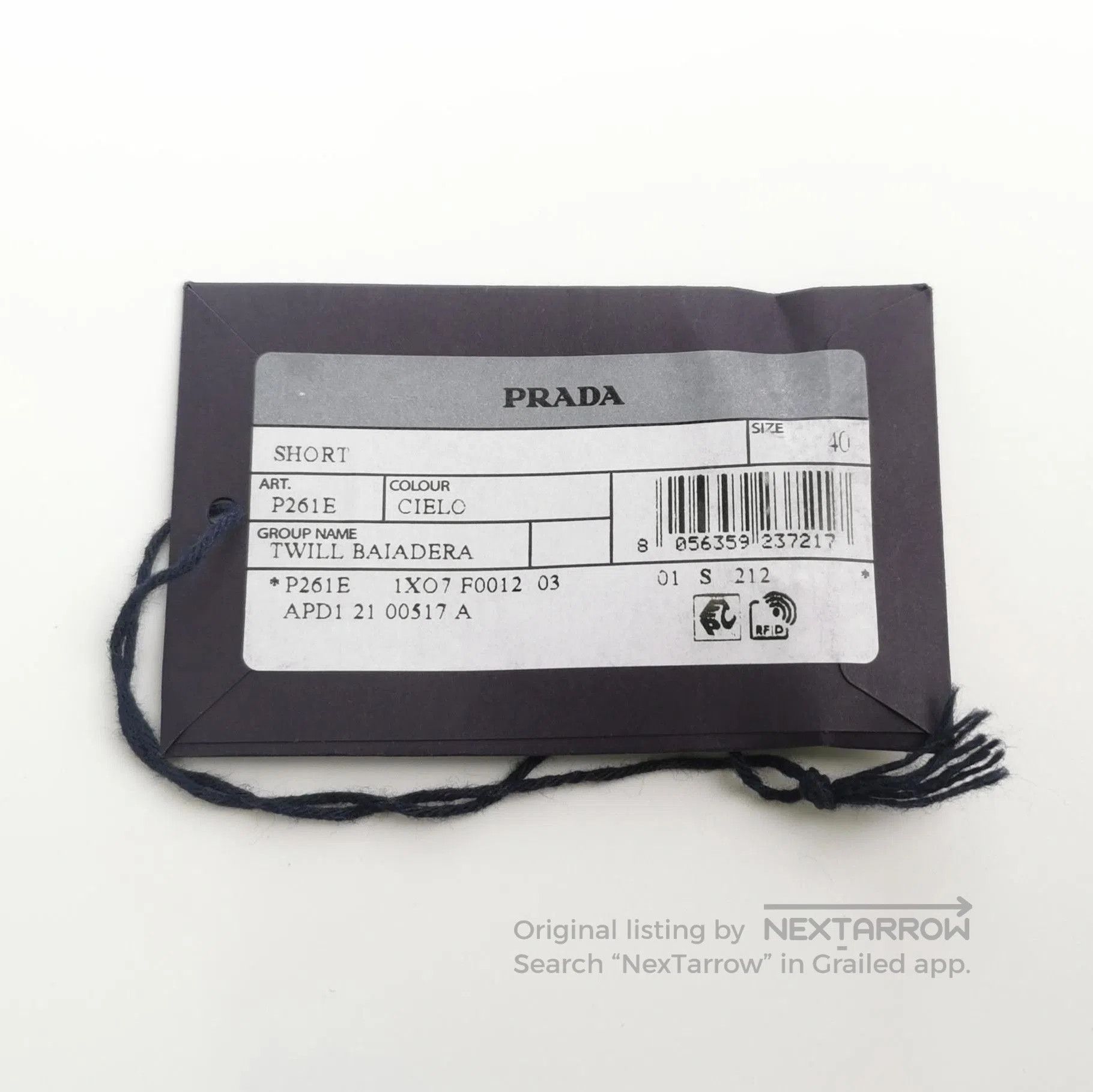 Prada Prada Colorful Logo Cotton Shorts Size 4. Size 39" - 3 Thumbnail