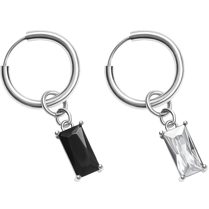 Jewelry × Sterling Silver One pairs Rare Earrings Gothic Punk Chrome Jewelry Spike Size ONE SIZE - 6 Thumbnail