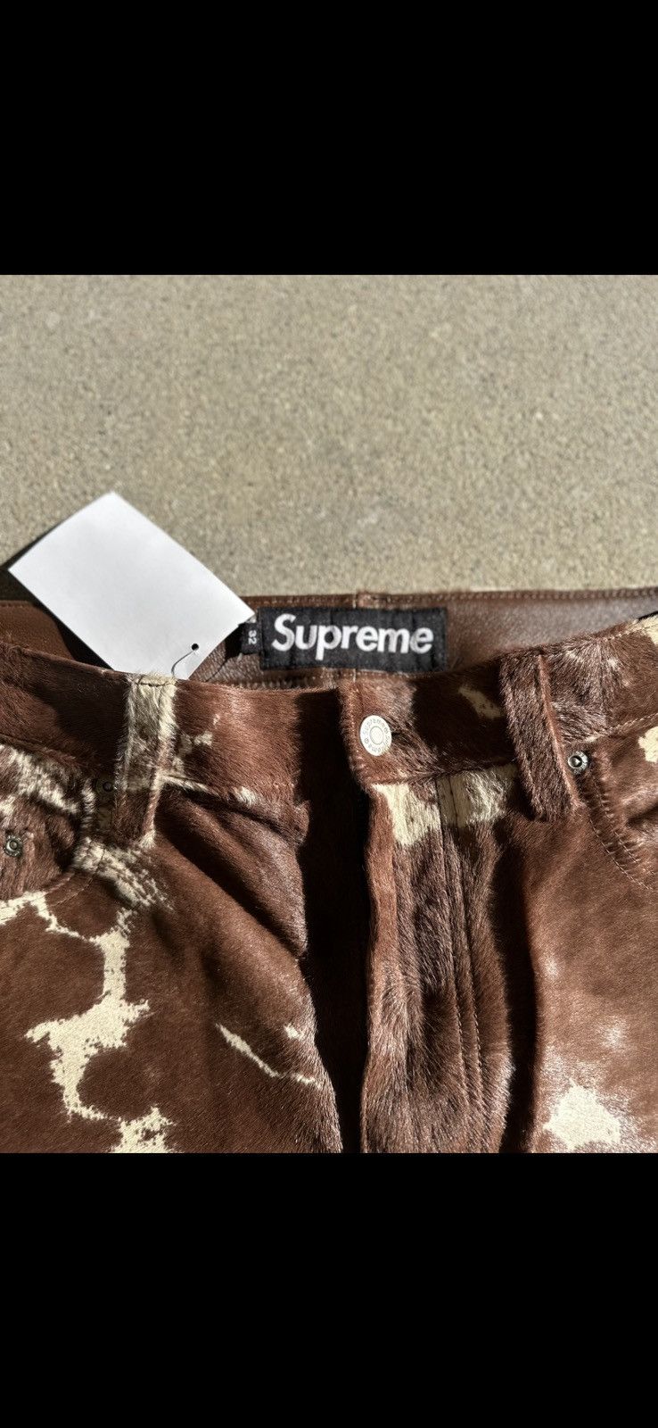 Supreme Supreme Pony Hair Pants Size US 32 / EU 48 - 4 Thumbnail