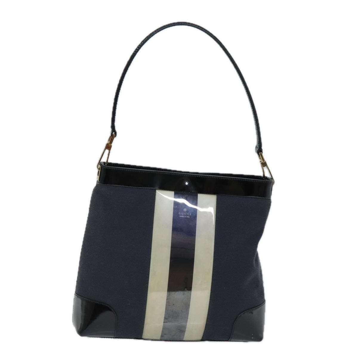 Gucci Black Canvas Shoulder Bag (Pre-Owned) Size ONE SIZE - 1 Thumbnail