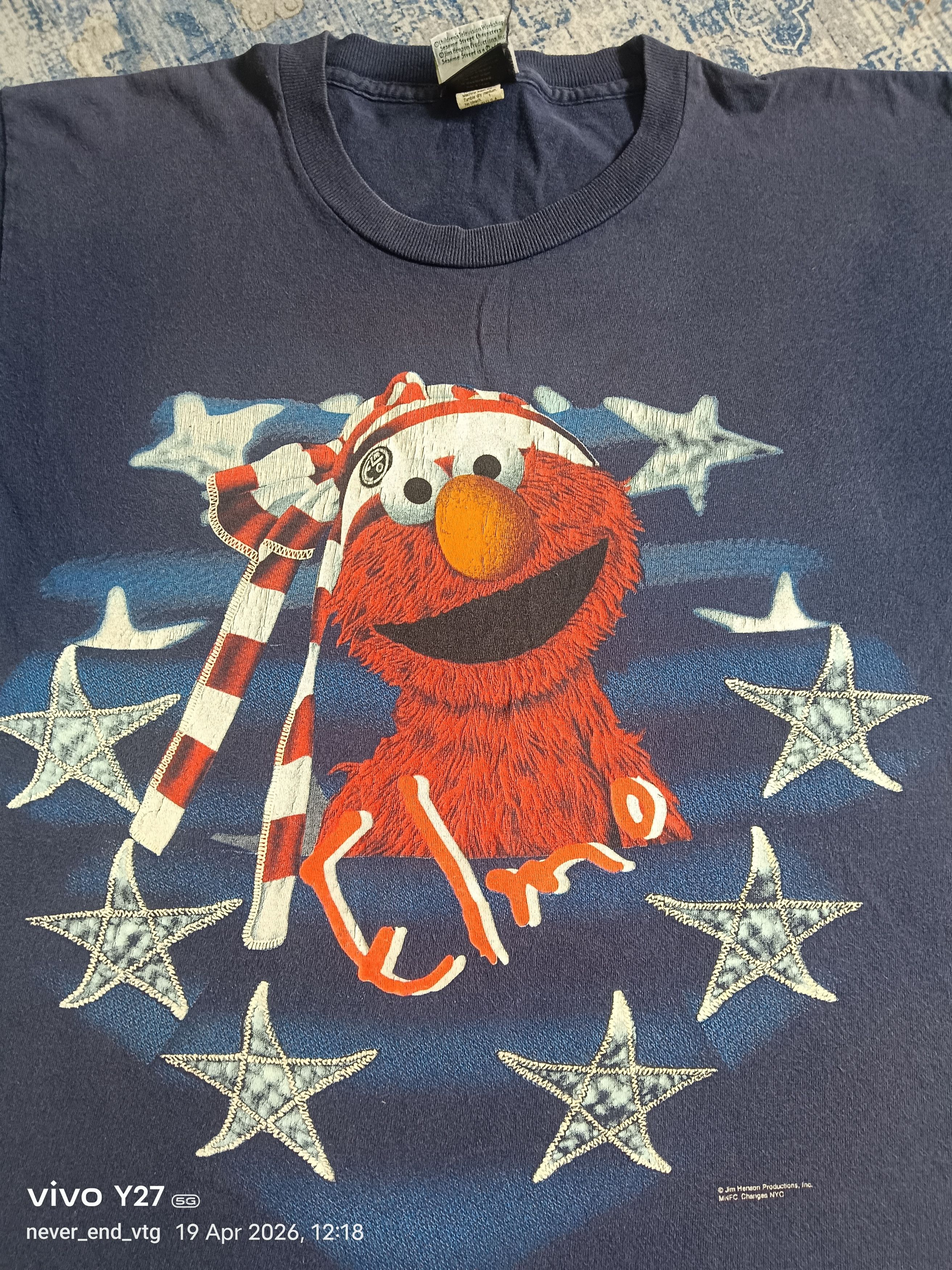 Vintage Vintage Elmo Sesame street Size US M / EU 48-50 / 2 - 2 Thumbnail