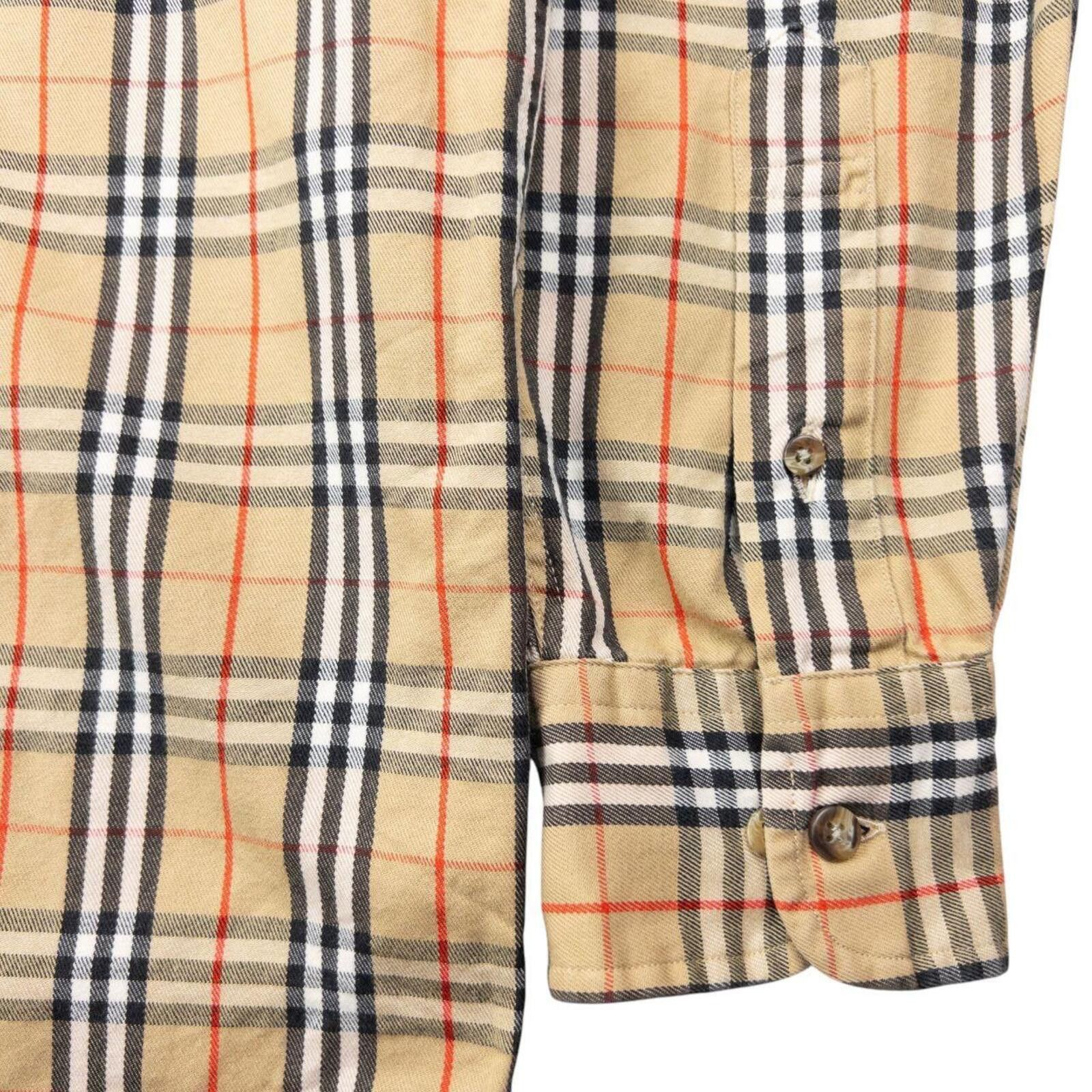 Burberry Vintage Burberry Nova Check Long Sleeve Button Up Shirt XL Size US XL / EU 56 / 4 - 4 Thumbnail