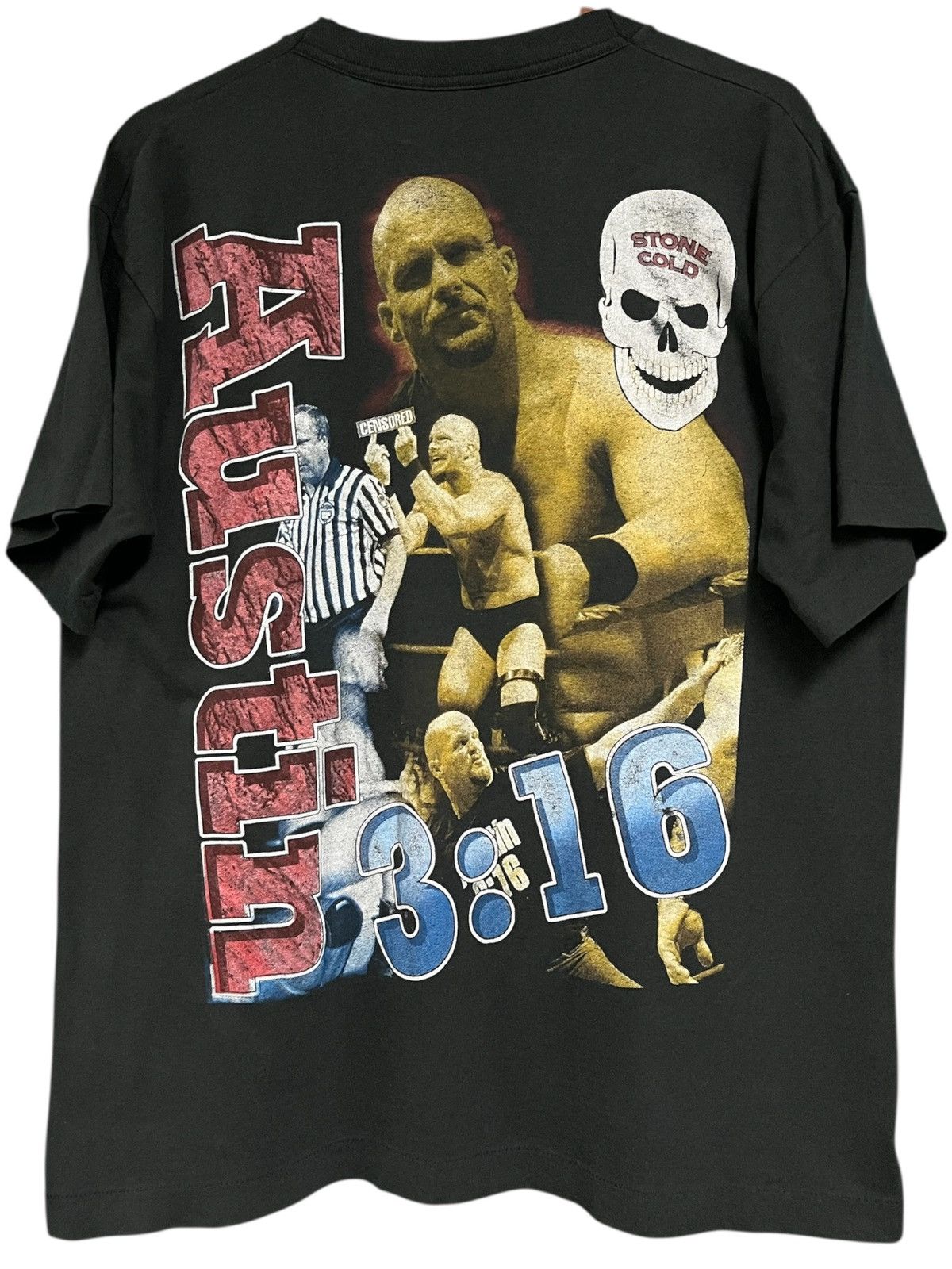 Rap Tees × Vintage × WWE Vintage Stone Cold 90s t shirt Size US L / EU 52-54 / 3 - 2 Thumbnail