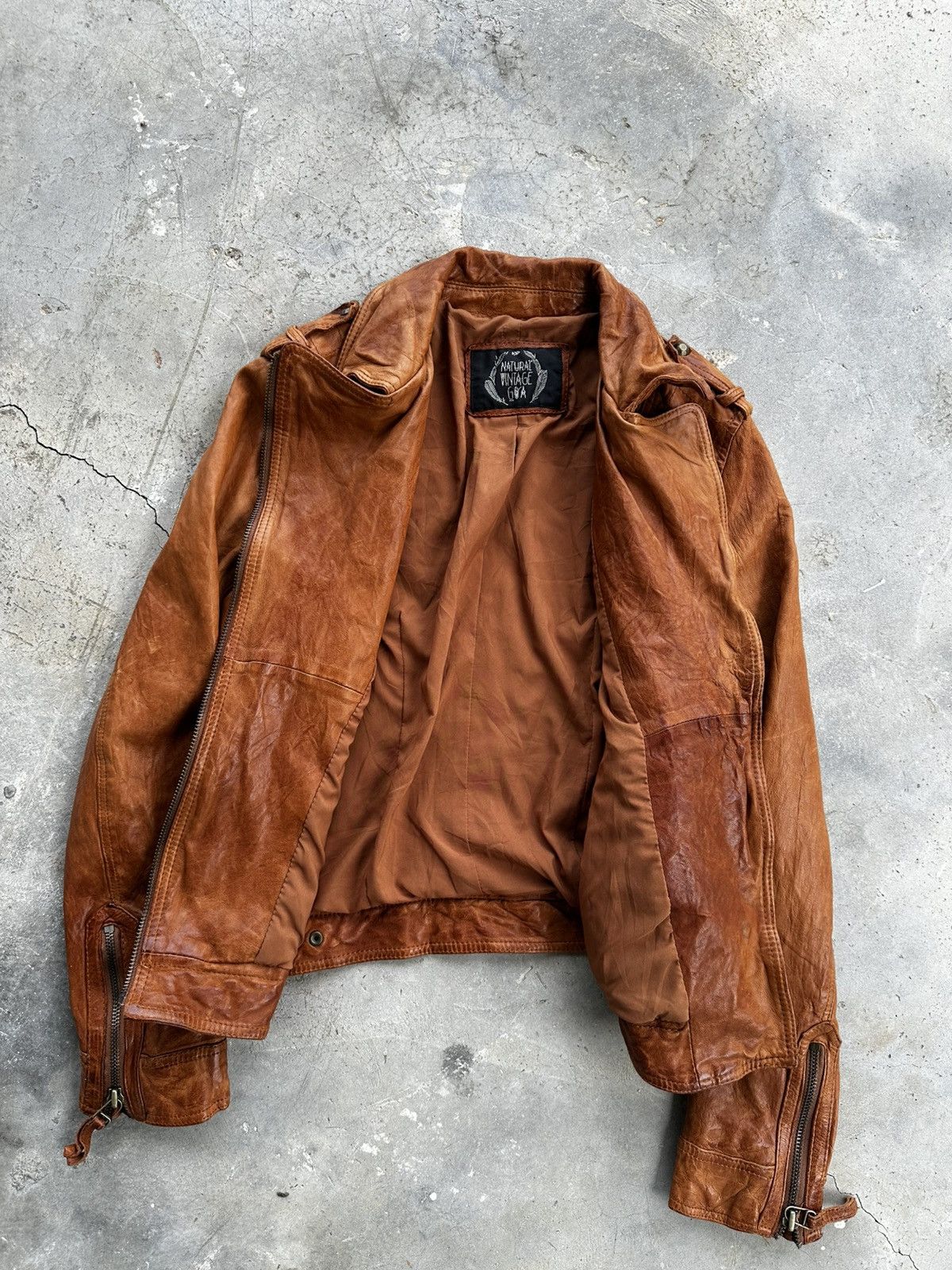 GOA GOA Biker Leather Jacket Size US S / EU 44-46 / 1 - 11 Thumbnail