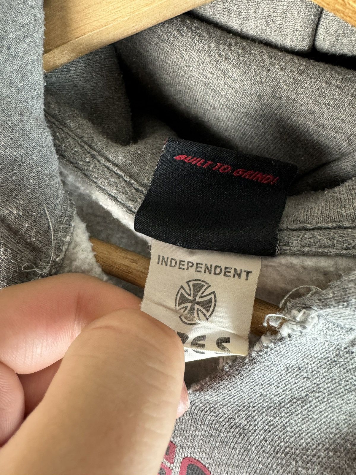 Independent Truck Co. Vintage 90s Distressed Crashed Independent Hoodie Size US S / EU 44-46 / 1 - 4 Thumbnail