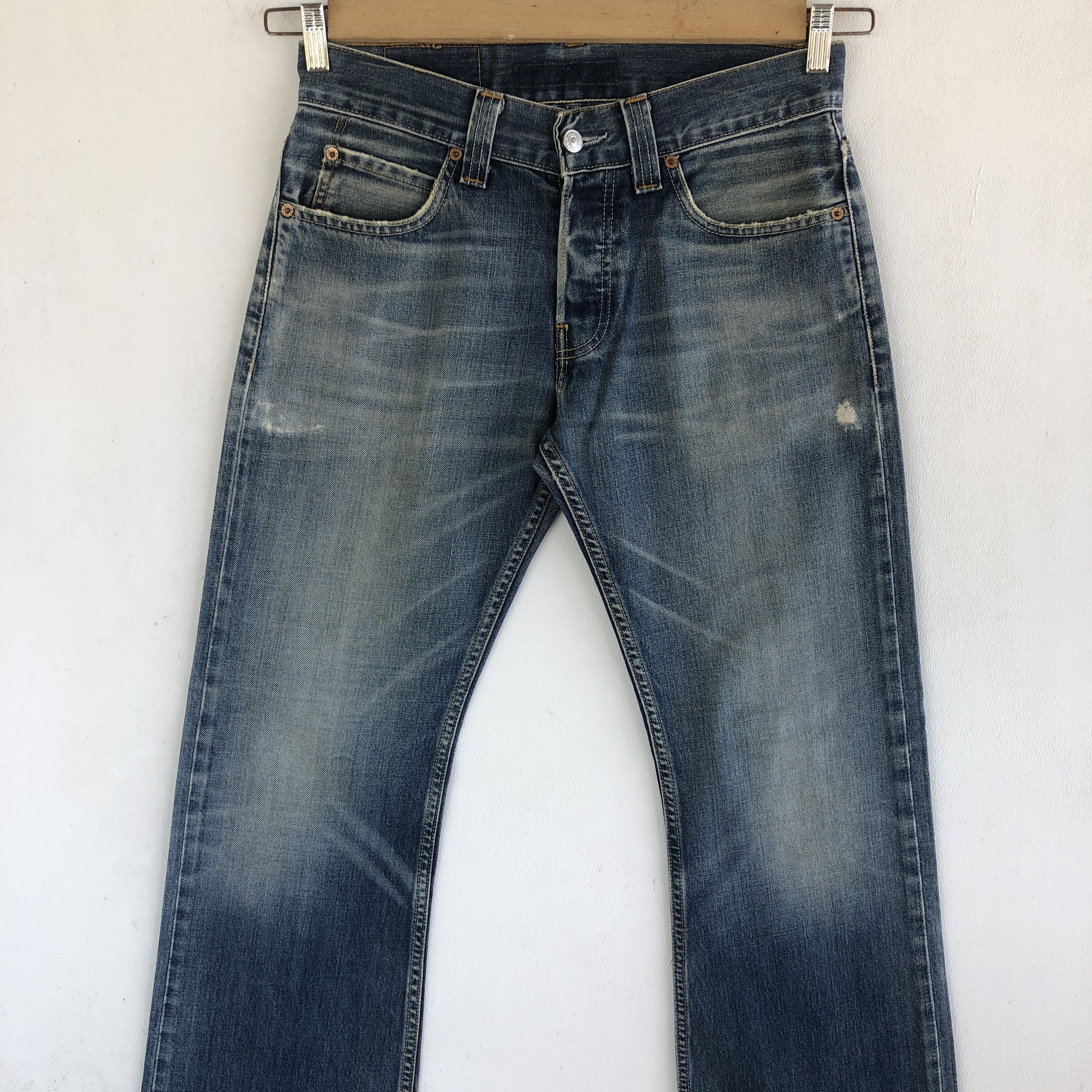 Levi's × Vintage RARE! Vintage Levi's Bootcut Jeans Flare Button Fly Denim Size US 30 / EU 46 - 4 Thumbnail