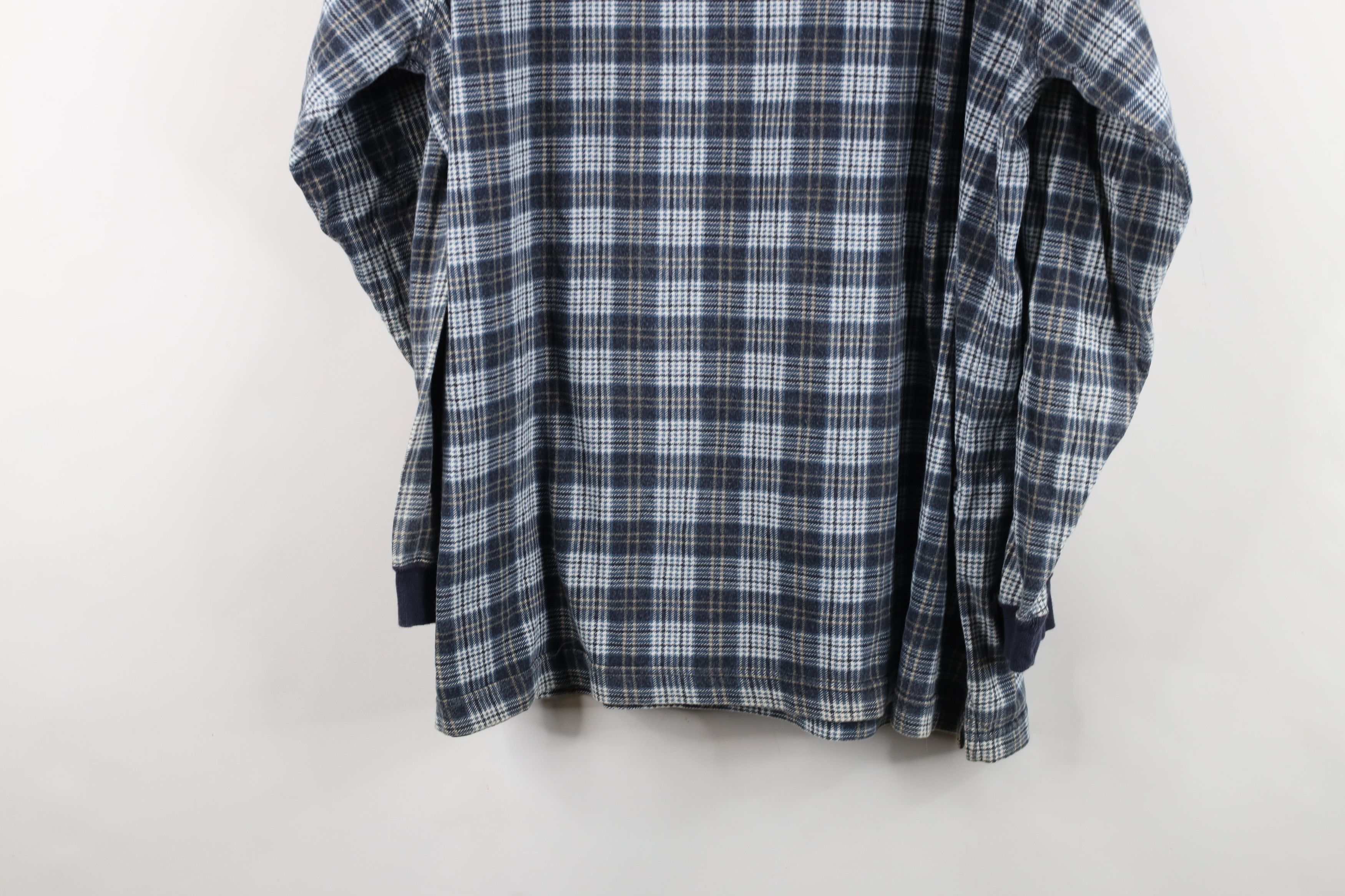 Vintage Vintage 90s Streetwear Plaid Long Sleeve Rugby Polo Size US XL / EU 56 / 4 - 13 Thumbnail