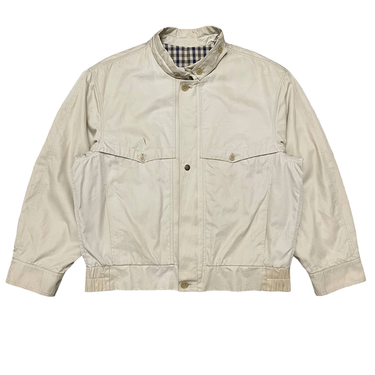 Aquascutum Vintage Aquascutum London Checked Jacket Made in England Size US L / EU 52-54 / 3 - 2 Thumbnail