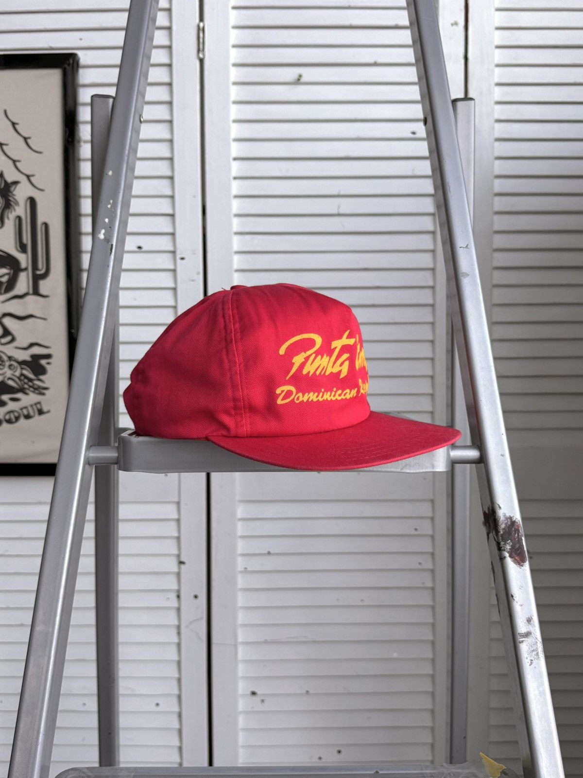 Vintage Vintage Punta Cana Dominican Republic Snapback Cap Red 90s Size ONE SIZE - 2 Thumbnail