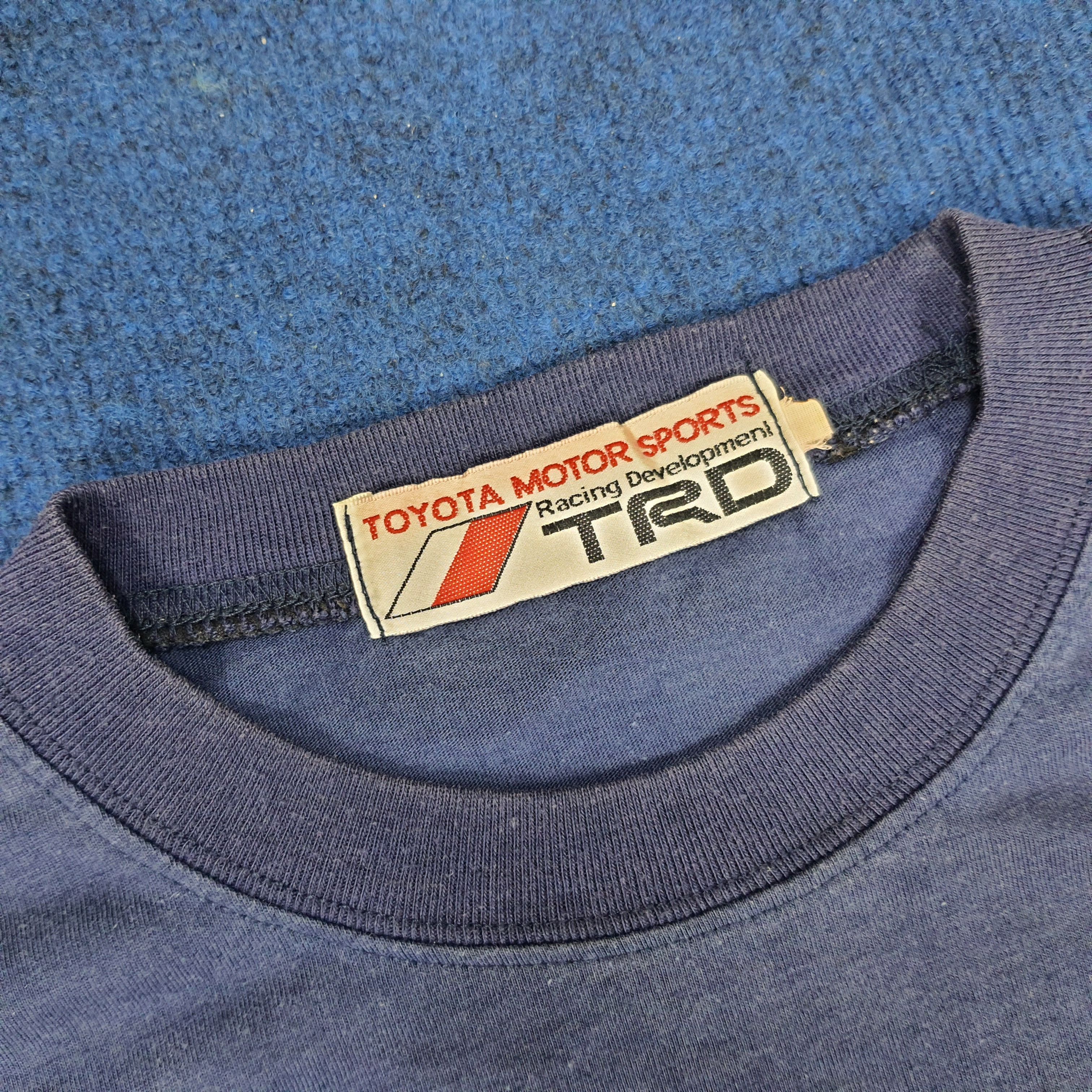 Japanese Brand × Vintage Vintage TRD Toyota Motorsports Racing Development Tshirt Size US M / EU 48-50 / 2 - 5 Thumbnail