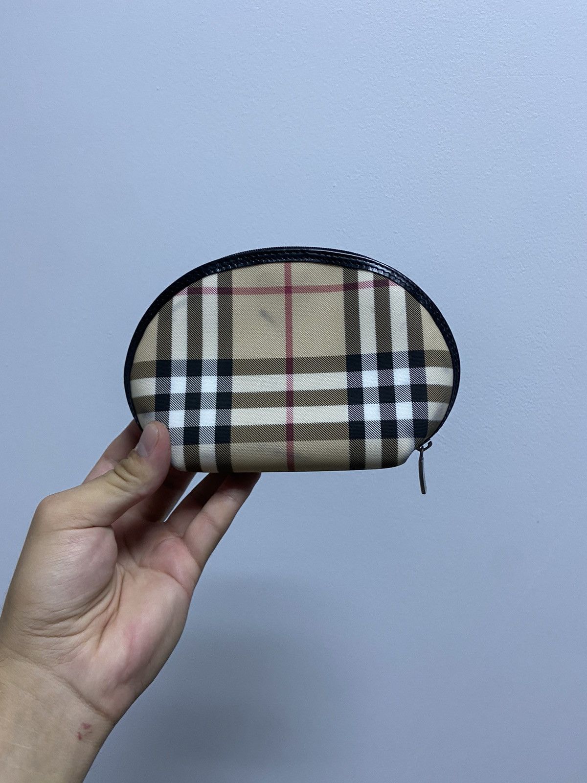 Burberry × Vintage Burberry Small Bag Vintage Nova Check Logo Luxury Size ONE SIZE - 2 Thumbnail