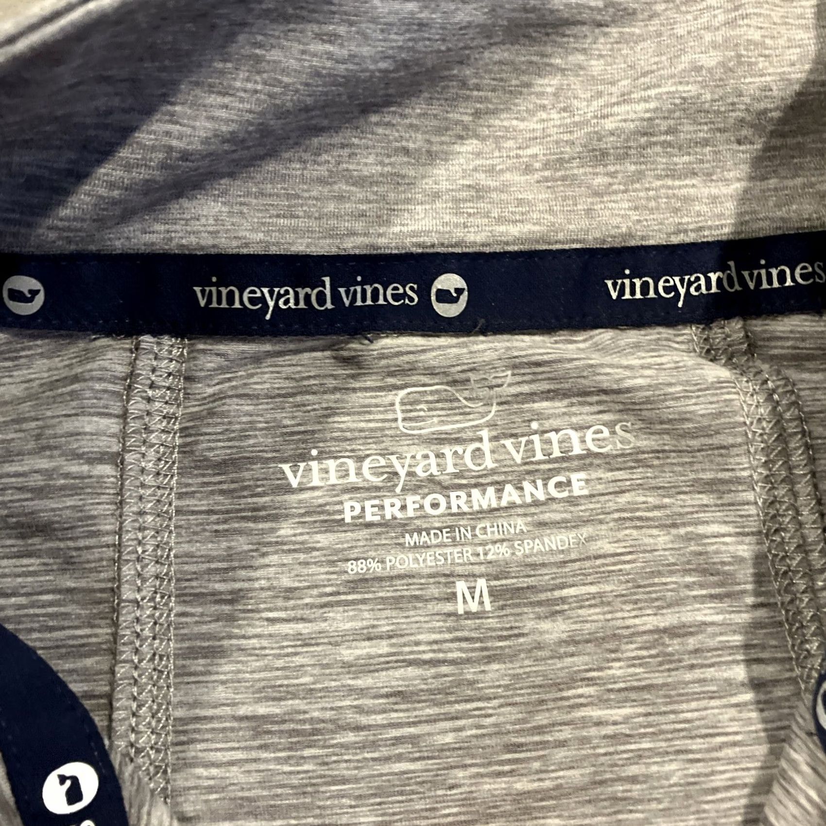 Vineyard Vines Vineyard Vines Performance Quater Zip Pullover Long Sleeve Shirt Medium Size US M / EU 48-50 / 2 - 3 Thumbnail
