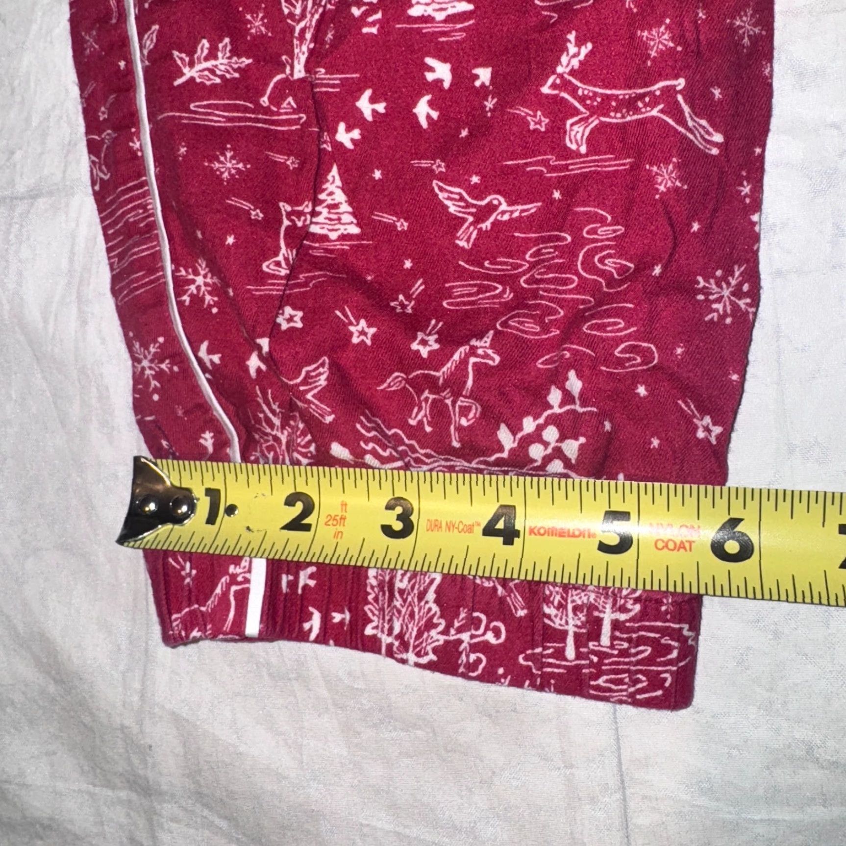 Victoria's Secret Victoria's Secret Womens Lounge Pants Pajama Red Reindeer Christmas All Over Print Jersey 56% Cotton 44% Modal L Size 36" / US 14 / IT 50 - 6 Thumbnail