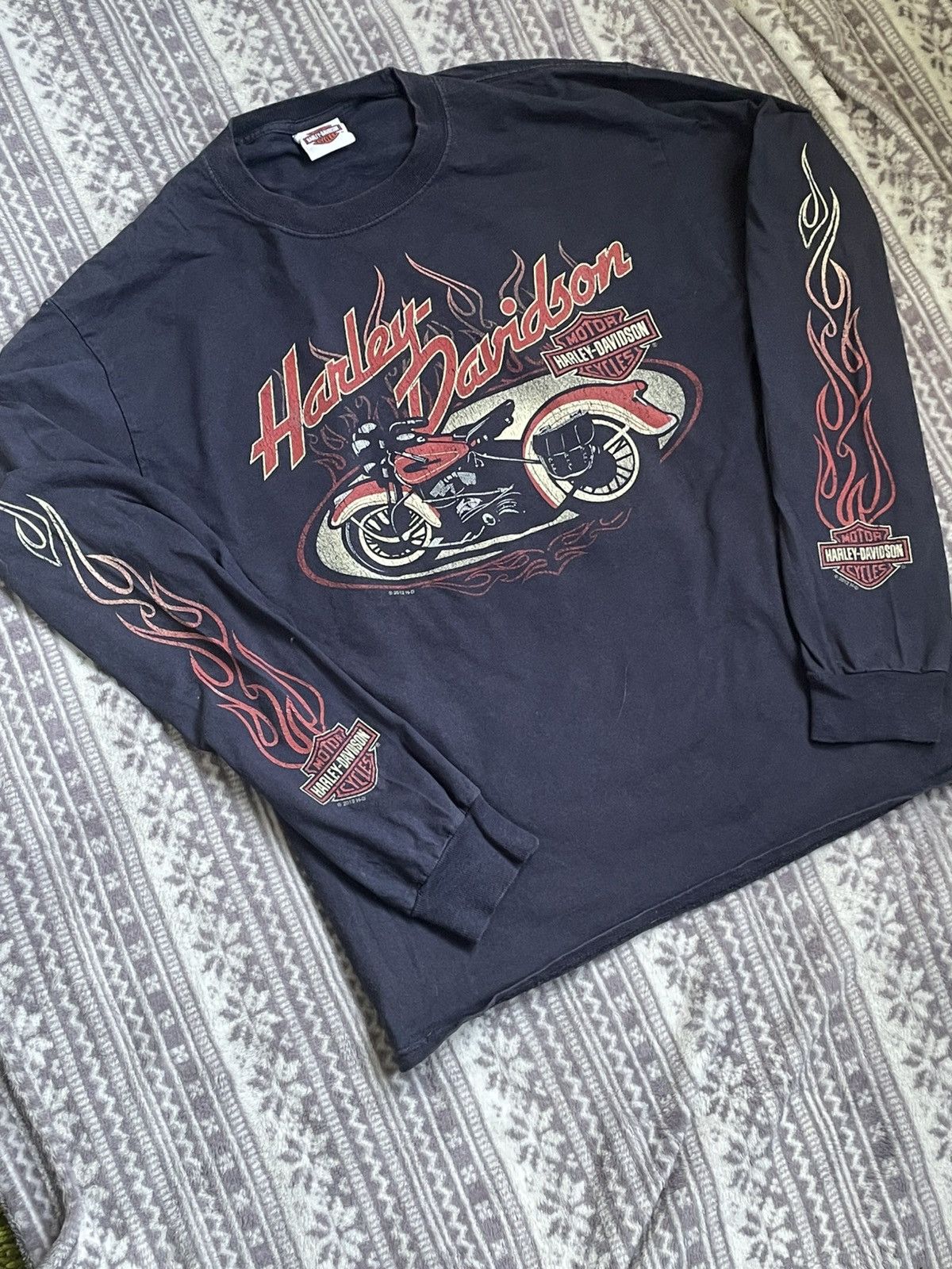 Harley Davidson Harley Davidson Vintage long sleeved t shirt Size US L / EU 52-54 / 3 - 1 Thumbnail
