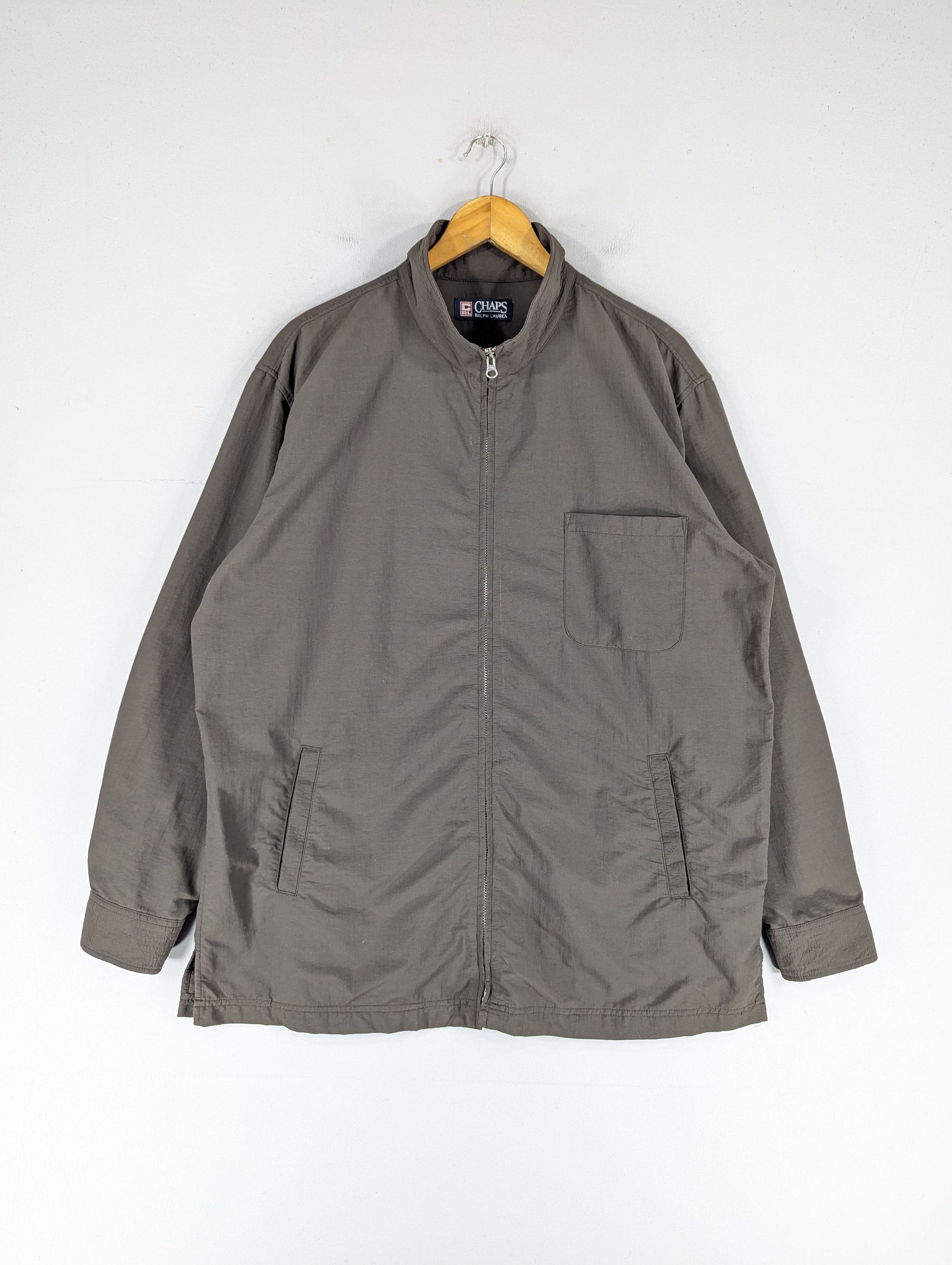 Chaps Ralph Lauren × Ralph Lauren × Vintage Vintage Chaps By Ralph Lauren Light Zipper Jacket Size US XL / EU 56 / 4 - 1 Thumbnail