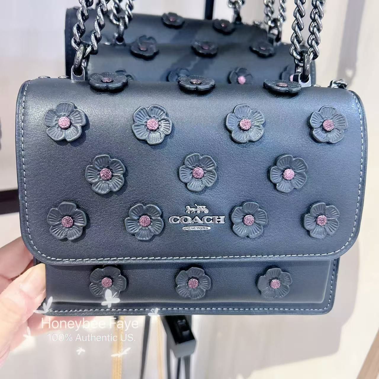 Coach Mini Klare Crossbody Bag With Floral Applique CAK00 Size ONE SIZE - 2 Thumbnail