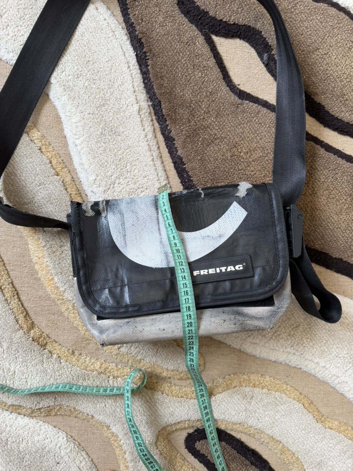Freitag Freitag Recycled Black Crossbody Messenger Bag Size ONE SIZE - 10 Thumbnail