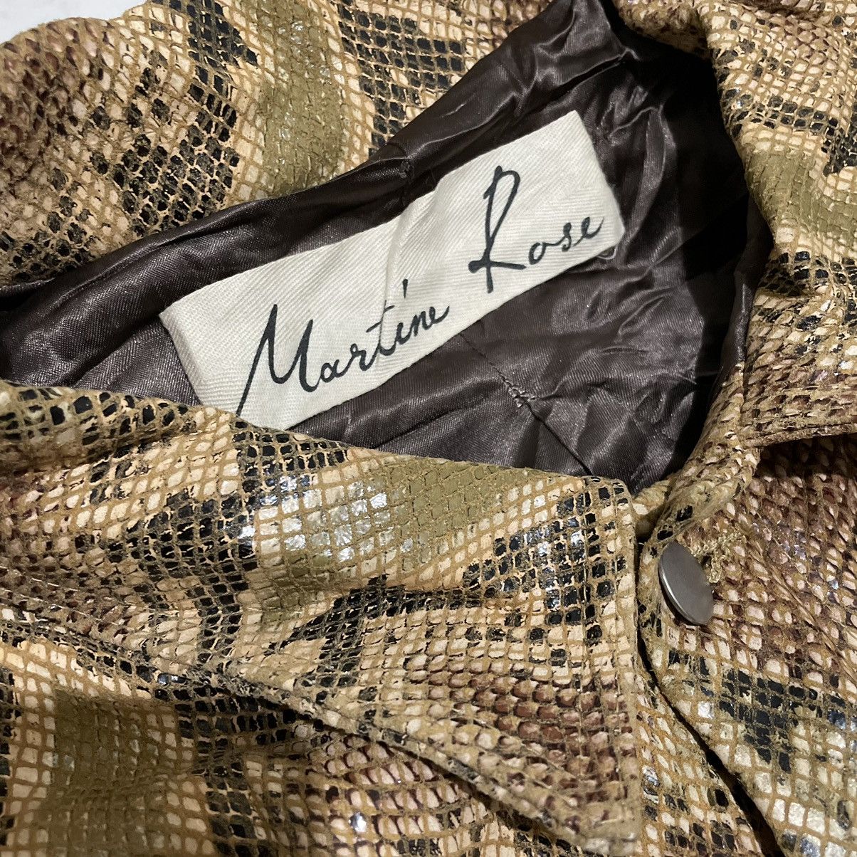 Martine Rose 2017 Martine Rose Oversized Snakeskin Leather Jacket Size US M / EU 48-50 / 2 - 5 Thumbnail