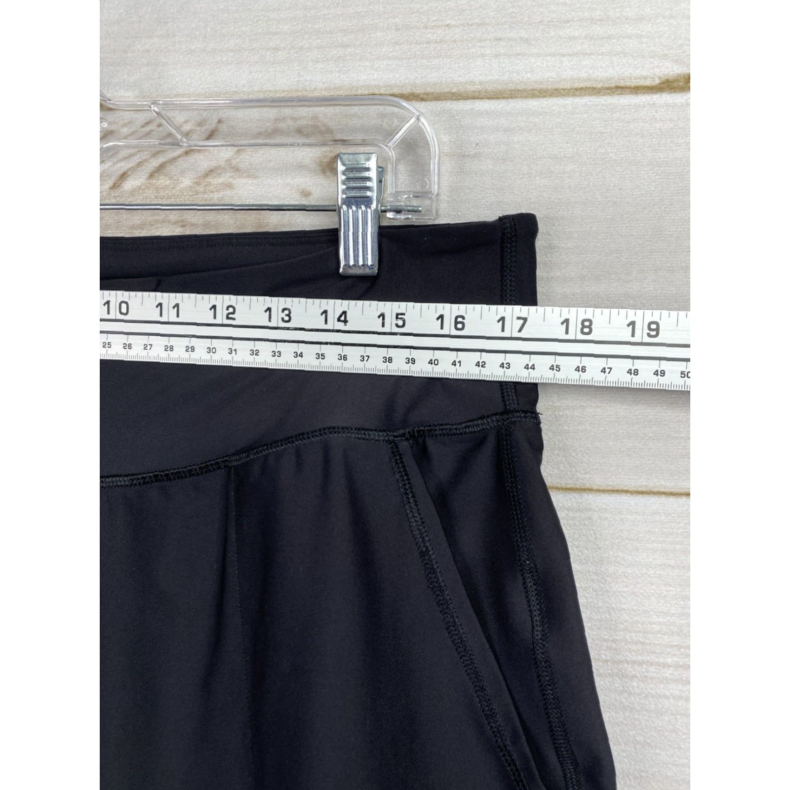 Old Navy Old Navy Active XL Hi Rise Powersoft Go-Dry Leggings Joggers Black Pockets Size 40" / US 18 - 3 Thumbnail