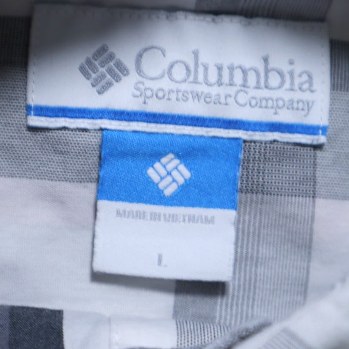Vintage Columbia Omni-Wick Cotton Blend Plaid Long Sleeve Button Up Shirt White Men's L Size US L / EU 52-54 / 3 - 5 Thumbnail