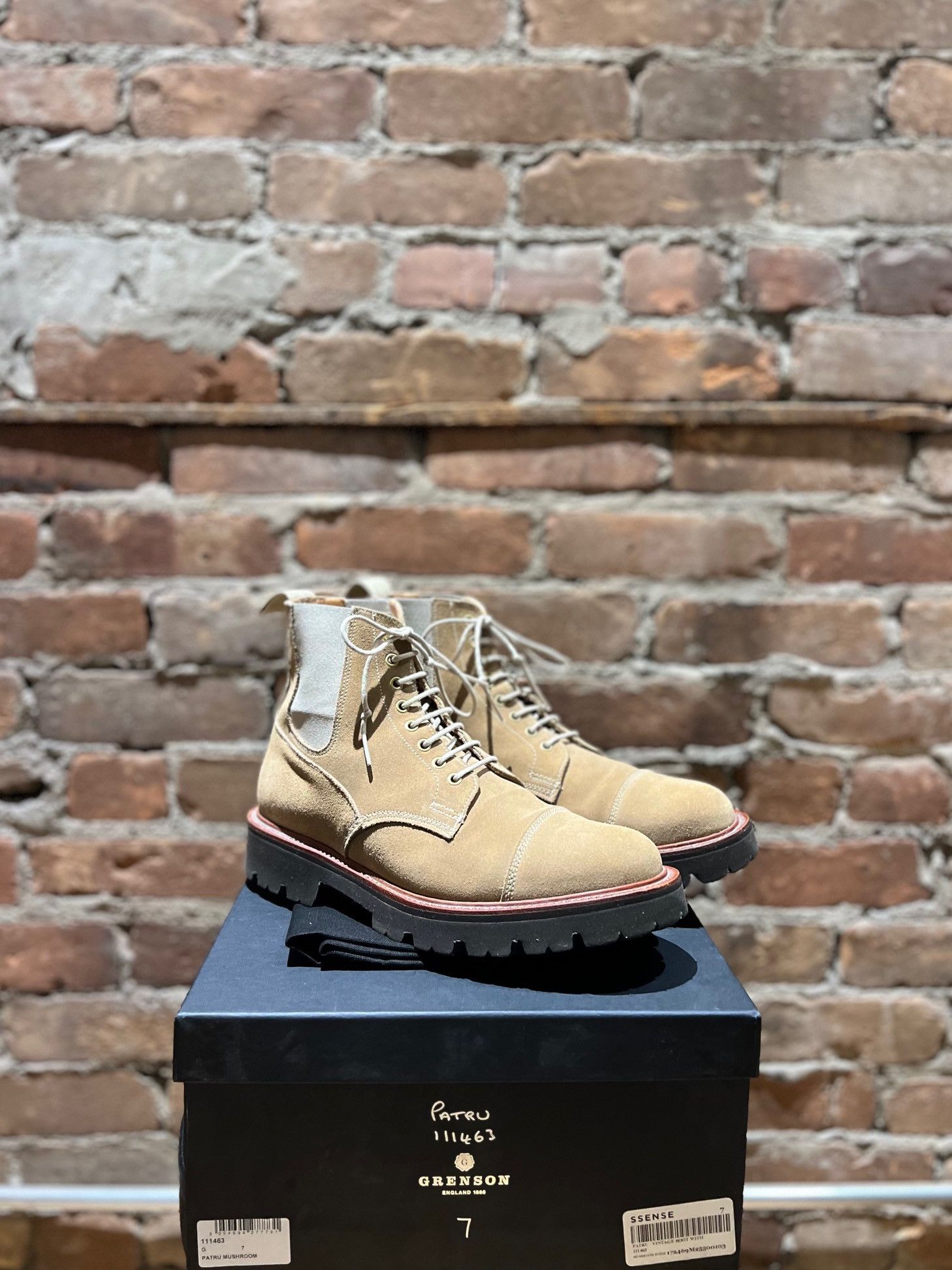 Grenson Grenson Patru Boot – Mushroom Suede – Size UK 7 Size US 9 / EU 42 - 4 Thumbnail