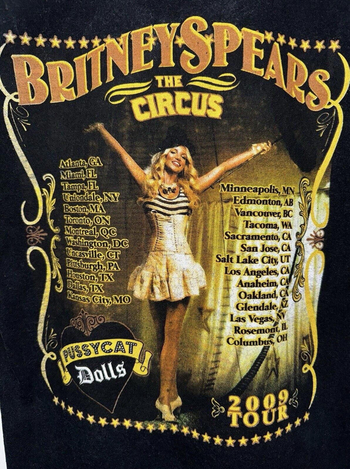 Designer Britney Spears Circus Tour Pussycat Dolls Concert Shirt S Size US S / EU 44-46 / 1 - 3 Thumbnail