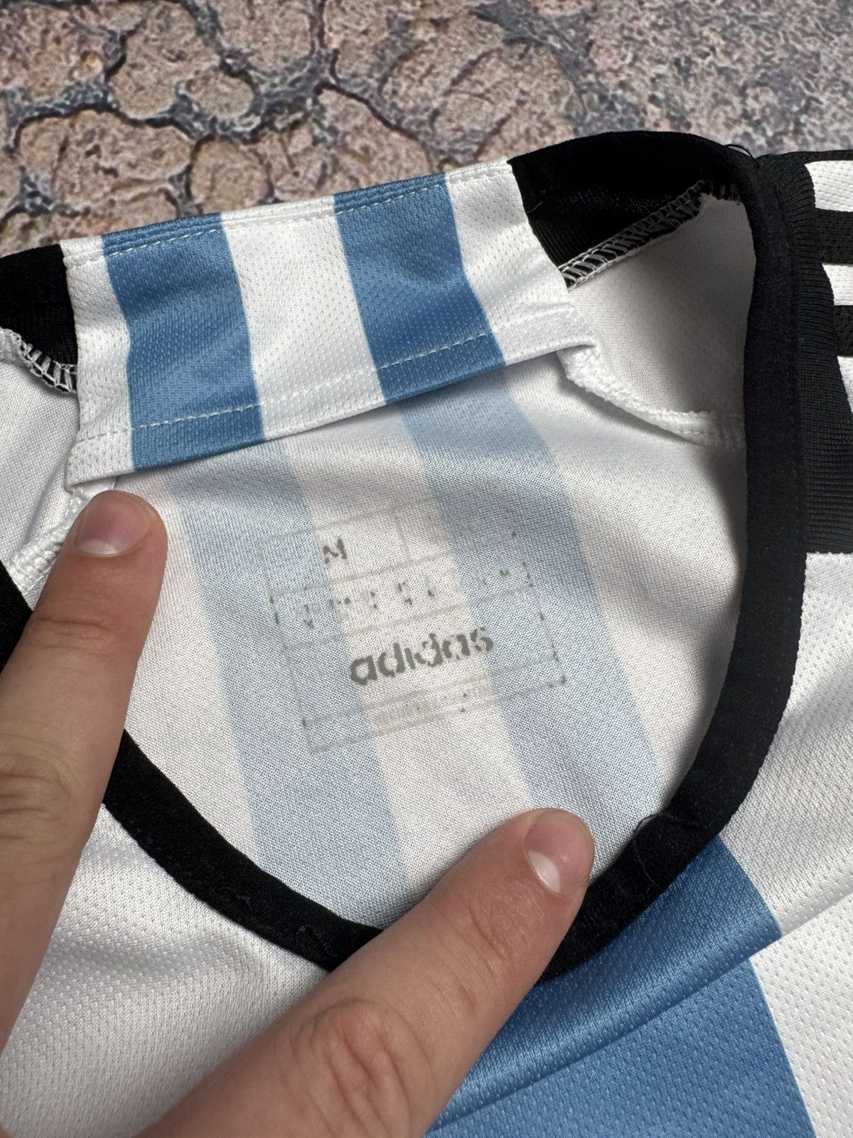 Adidas ARGENTINA ADIDAS 2022 WC FOOTBALL HOME JERSEY #10 MESSI Size US M / EU 48-50 / 2 - 8 Thumbnail