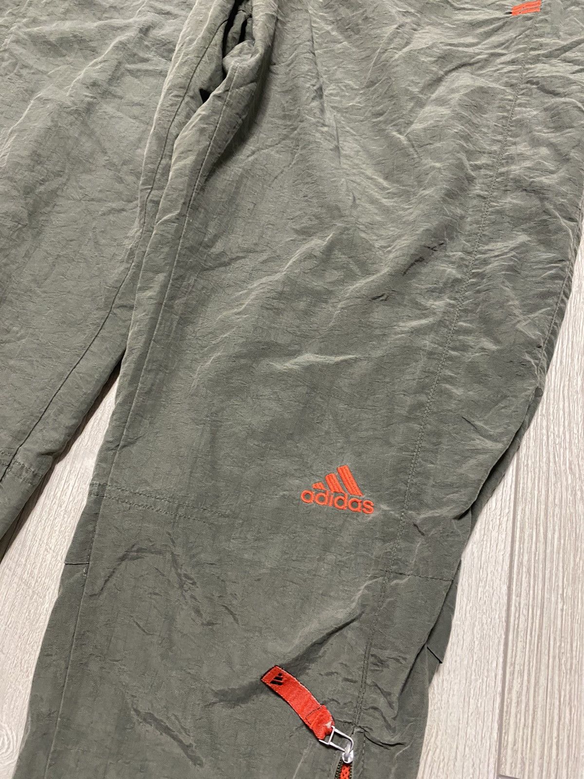 Adidas × Vintage Vintage Adidas Drill Pants Baggy Fit Wide Leg Cargo Y2K Size US 34 / EU 50 - 5 Thumbnail