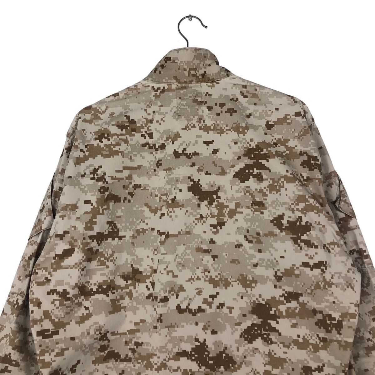 Vintage 🔥Vintage Military Chore Jacket Cargo Pocket Marines Navy Size US M / EU 48-50 / 2 - 9 Thumbnail