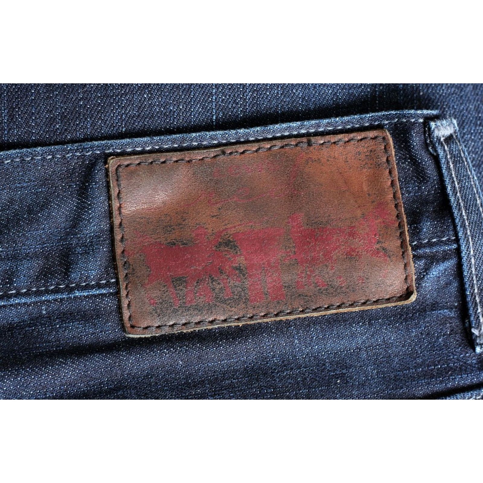 Levi's VINTAGE Levi’s Jeans Men 34/32 Blue 5-Pocket Denim Straight Regular Zip Brown? (Note: no new info) Size US 34 / EU 50 - 4 Thumbnail