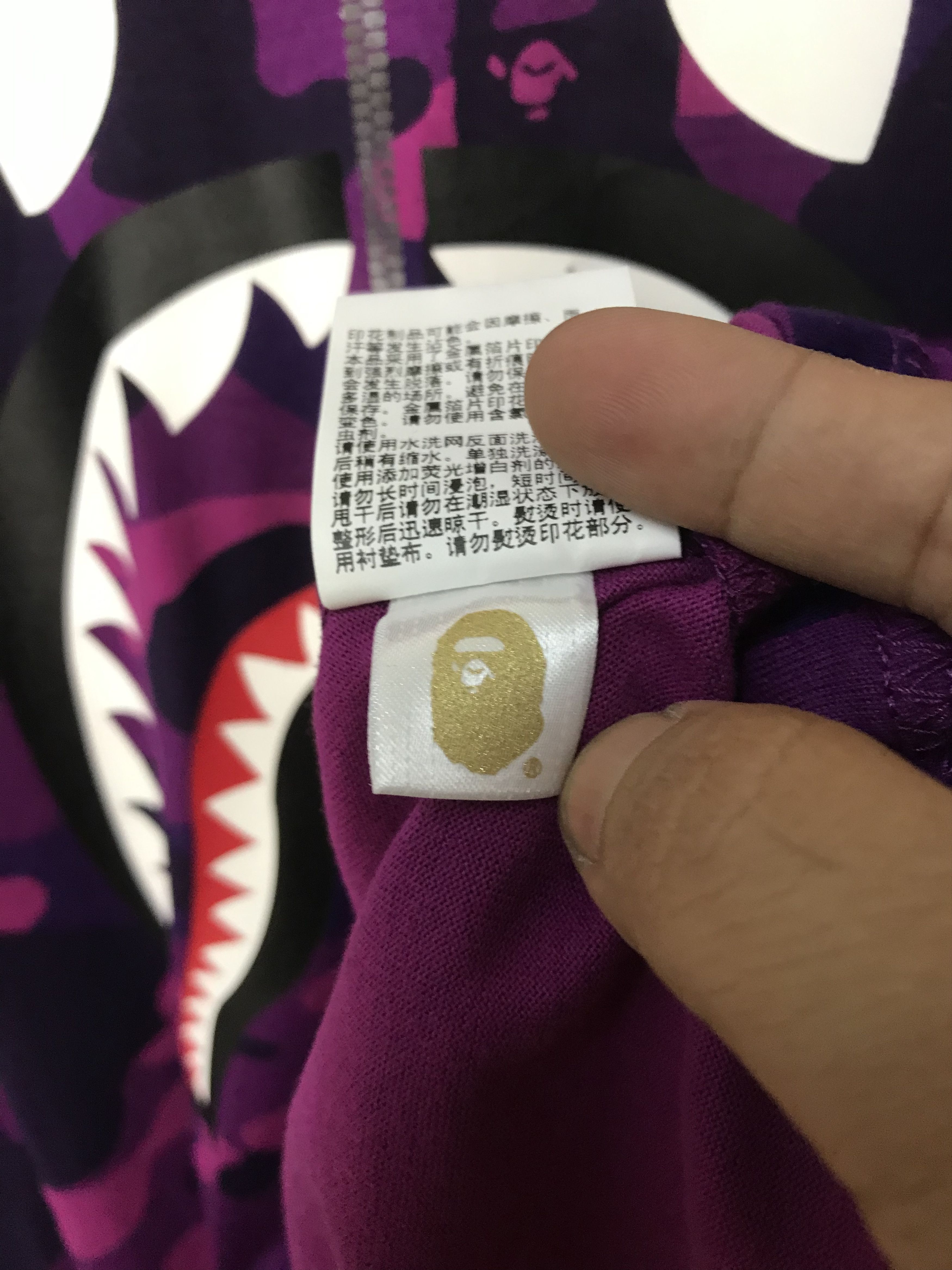 Bape Color Camo Shark L/S Tee Size US M / EU 48-50 / 2 - 9 Thumbnail