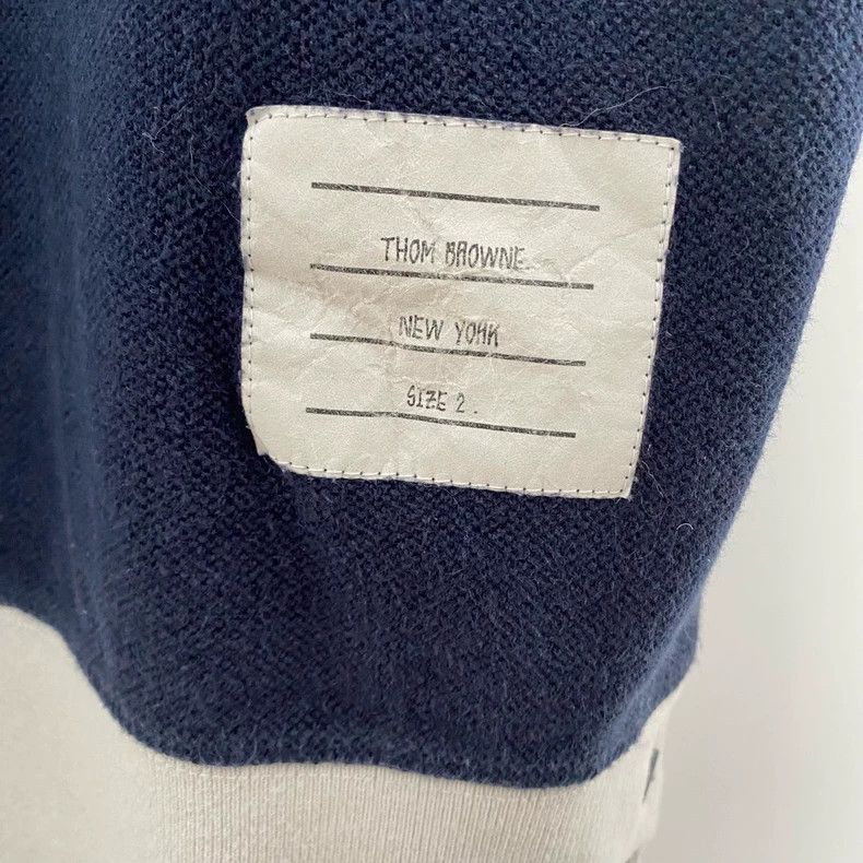 Thom Browne Thom Browne Four-striped polo shirt with arms 2503-Nextarro Size US M / EU 48-50 / 2 - 3 Thumbnail