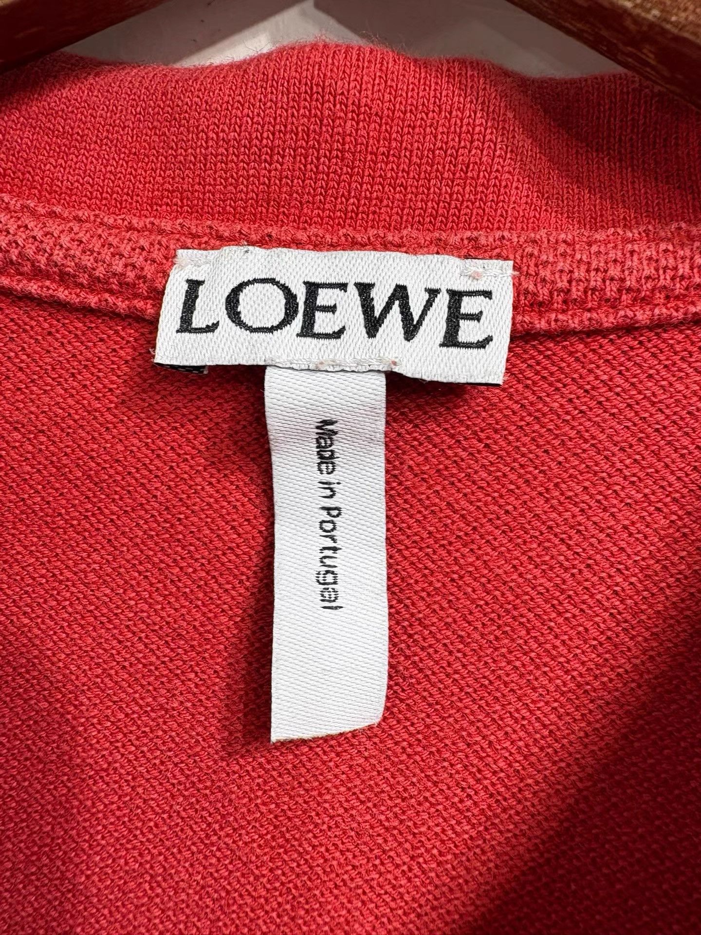 Loewe Loewe Men's Red Short Sleeve Polo Shirt K29 Size US L / EU 52-54 / 3 - 4 Thumbnail