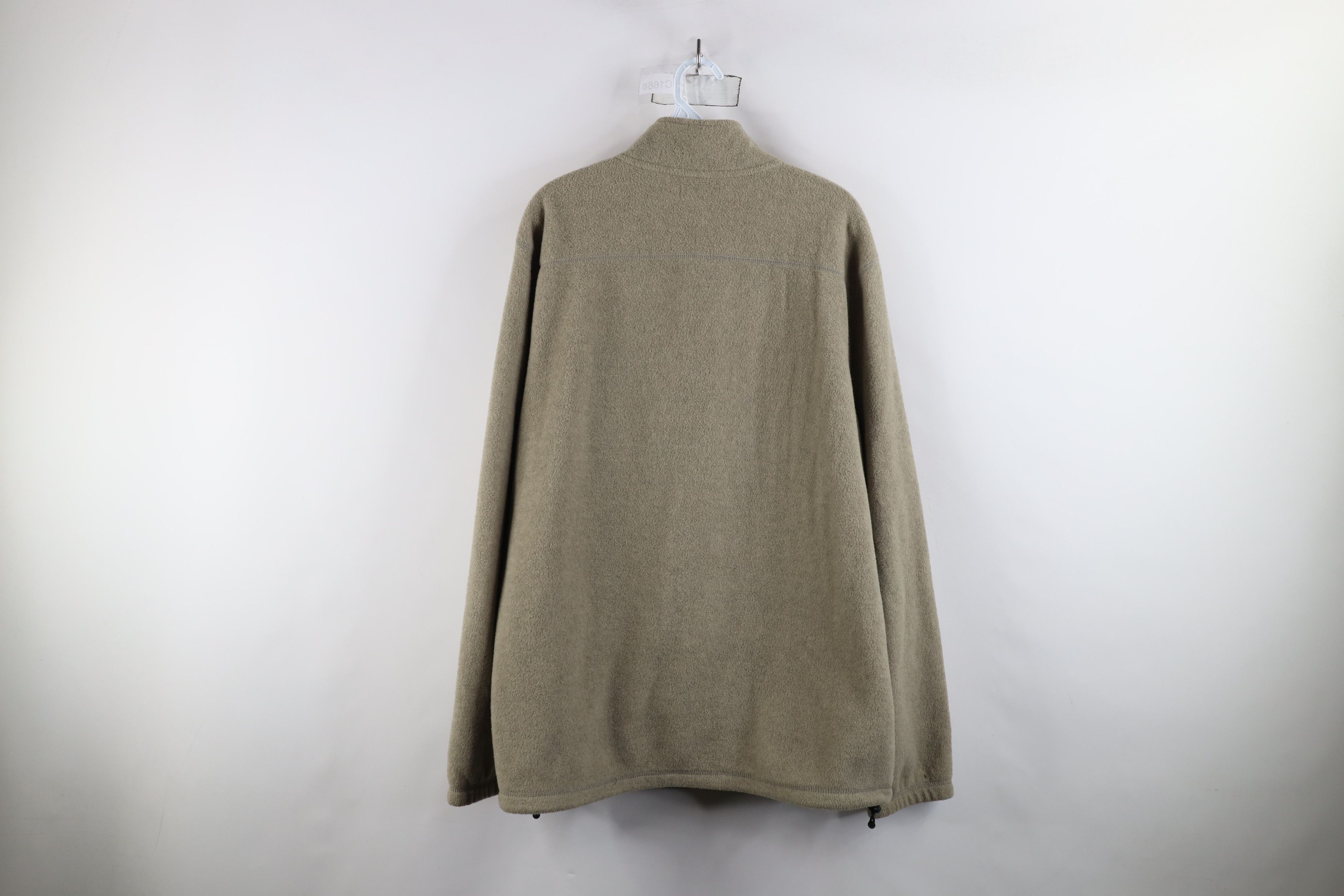 Vintage Vintage 90s Streetwear Fleece Pullover Sweater Beige Size US XXL / EU 58 / 5 - 11 Thumbnail
