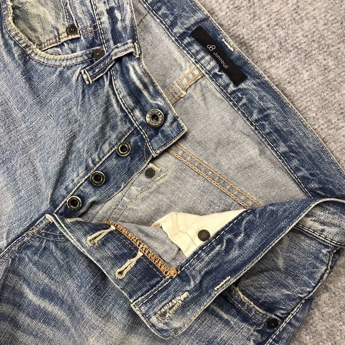 Japanese Brand × Johnbull JOHN BULL DISTRESSED DENIM RARE DENIM PANTS 145 Size US 30 / EU 46 - 16 Thumbnail