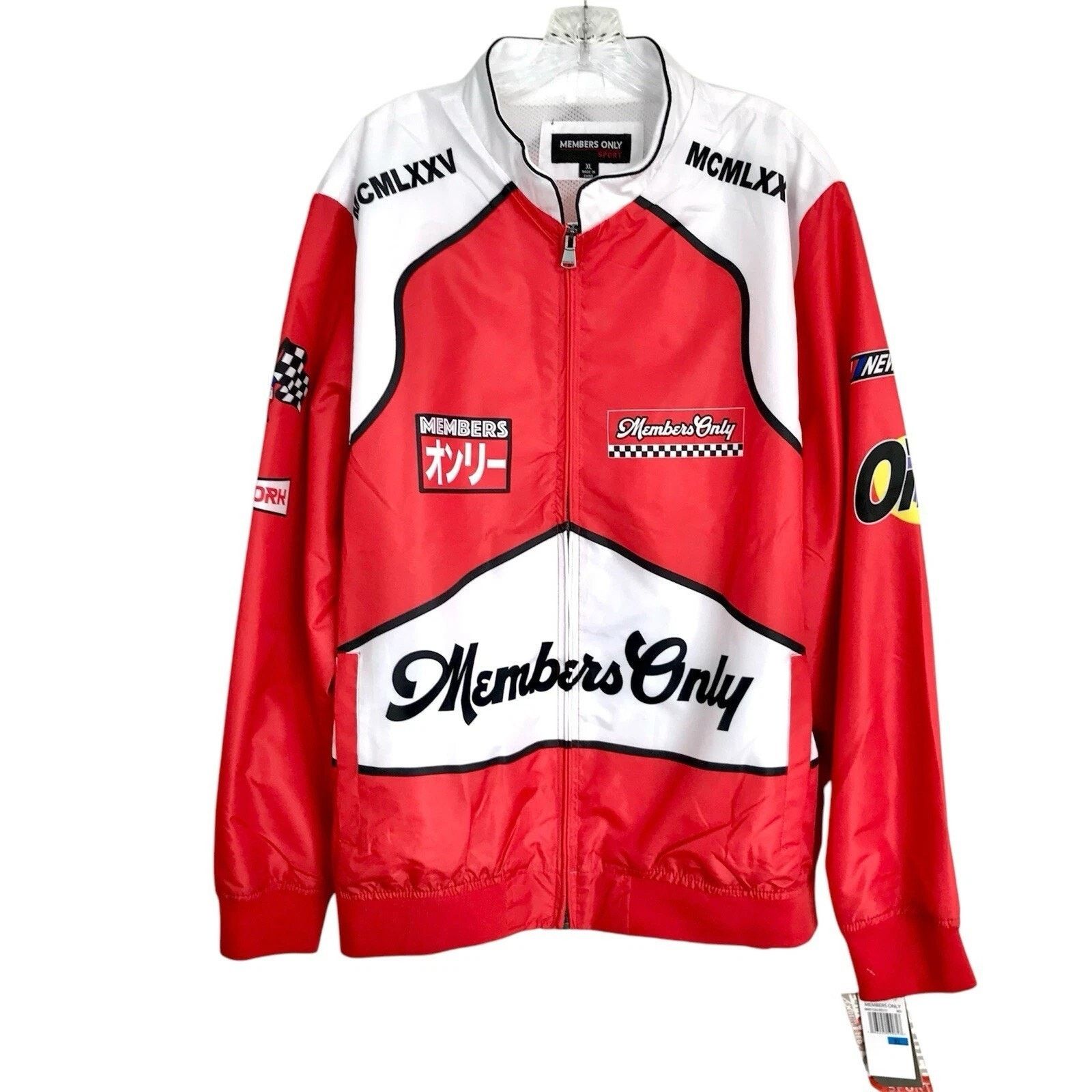 Members Only NEW MEMBERS ONLY Sport Men's Jacket Team Racing Windbreaker Size US L / EU 52-54 / 3 - 1 Thumbnail