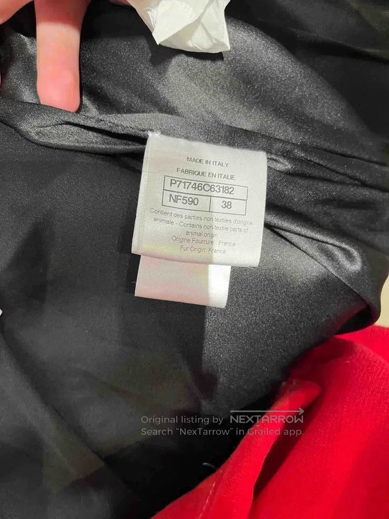 Chanel Chanel Black and pink fur long vest Size XS / US 0-2 / IT 36-38 - 4 Thumbnail