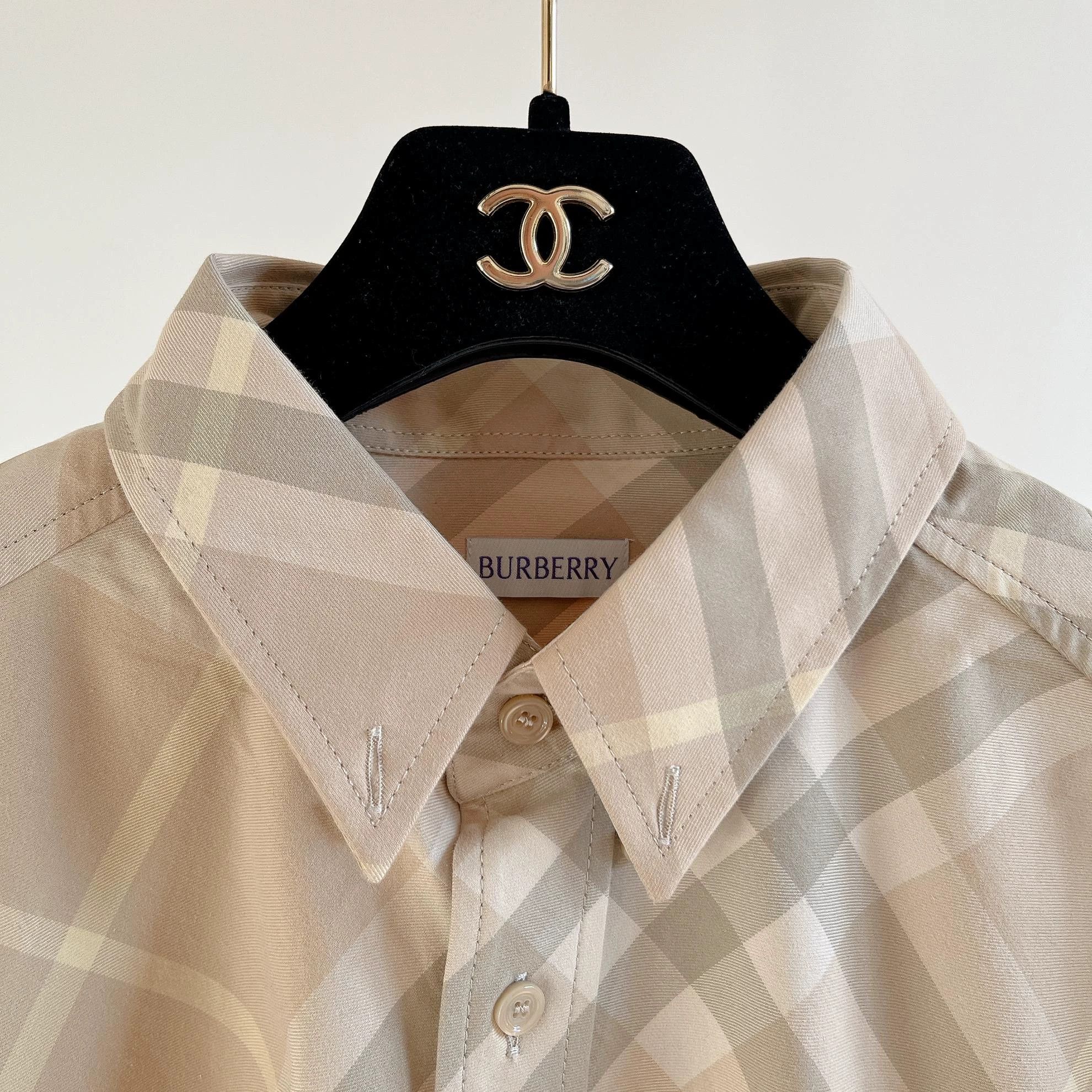 Burberry Burberry Check long-sleeve shirt L/G Size L / US 10 / IT 46 - 5 Thumbnail