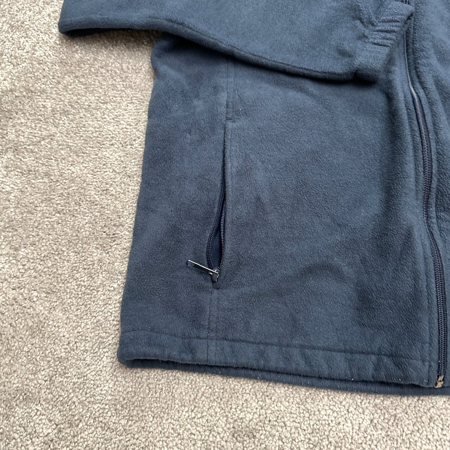 Vintage Columbia Steens Mountain Fleece Jacket Men Large Navy Blue Full Zip Outdoor Hiking Winter Spring Fall Casual Travel Size US L / EU 52-54 / 3 - 4 Thumbnail