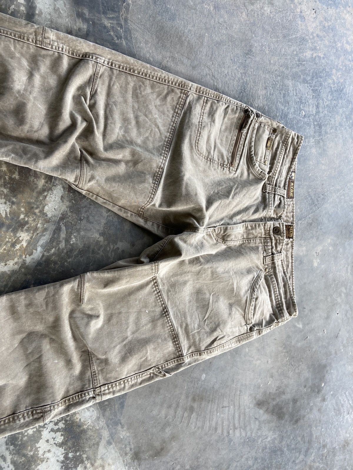 Japanese Brand × Kuhl × Vintage Baggy Kuhl Workwear Cargopant Size US 36 / EU 52 - 14 Thumbnail