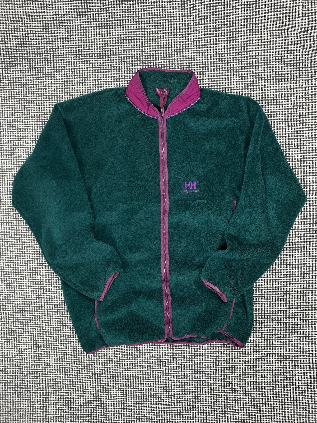 Helly Hansen × Vintage 80s/90s Helly Hansen fuzzy fleece zip sweatshirt gorpcore Size US XL / EU 56 / 4 - 2 Thumbnail