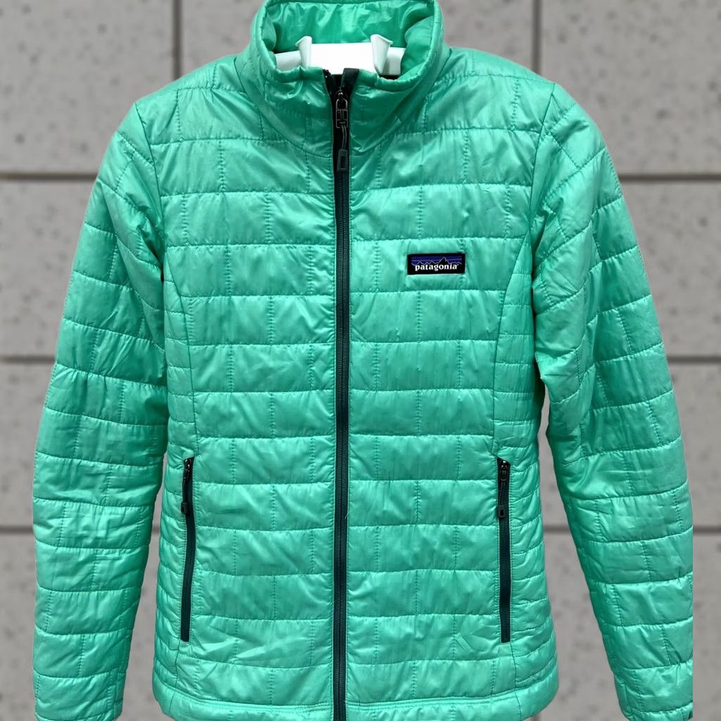 Patagonia Patagonia Nano Puff Jacket Teal Green Lightweight Insulated Full Zip Women's XS Mint green Quilted Lightweight Women XS Jacket Size XS / US 0-2 / IT 36-38 - 1 Thumbnail