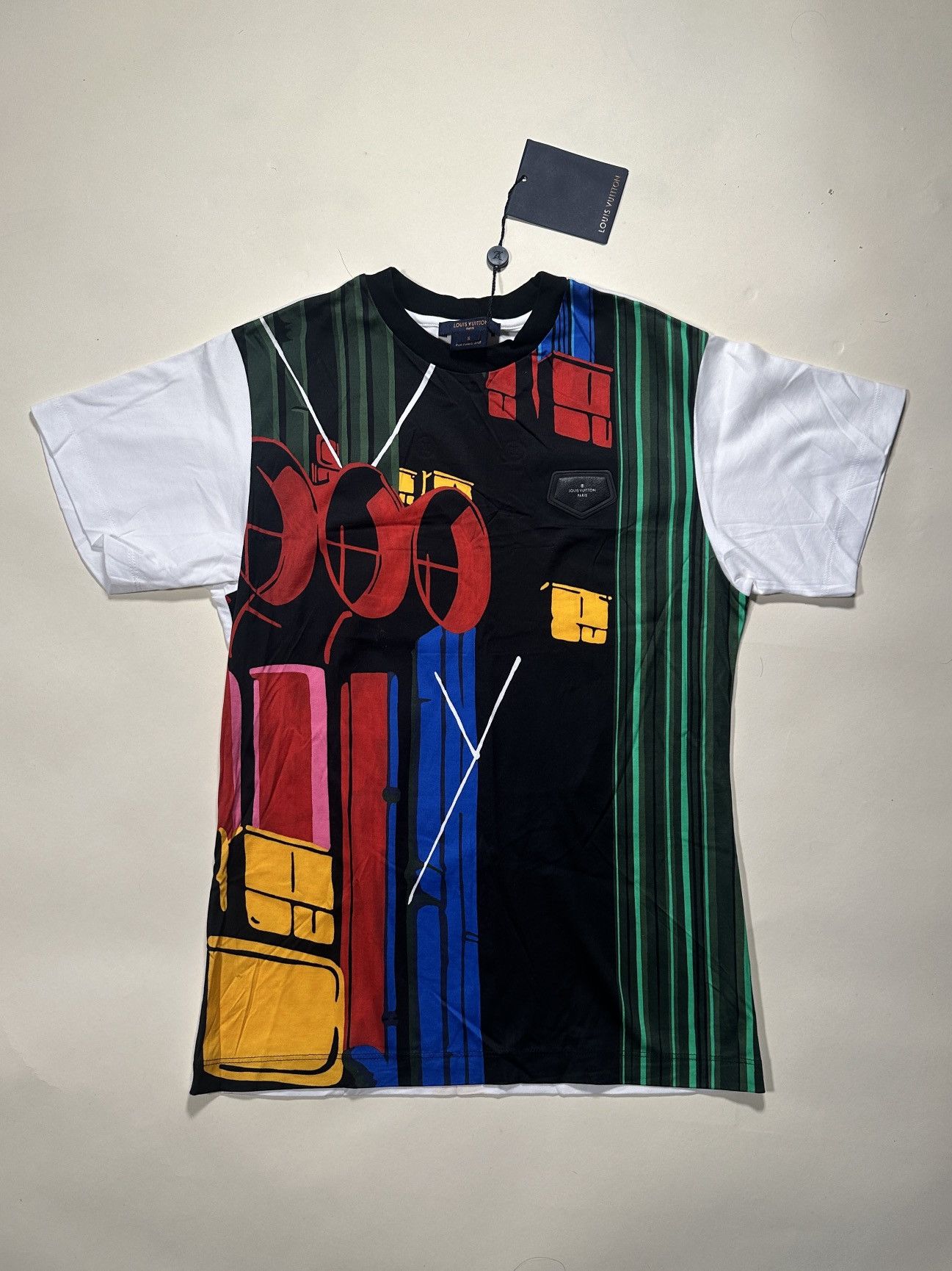 Louis Vuitton LV PRINTED TEE Size US S / EU 44-46 / 1 - 1 Thumbnail