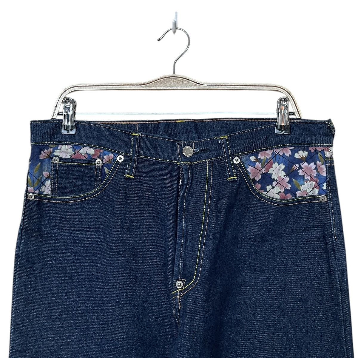 14th Addiction × Japanese Brand × Vintage Vintage Japanese Brand Soul Sukajan Jeans 1990s Size US 34 / EU 50 - 4 Thumbnail