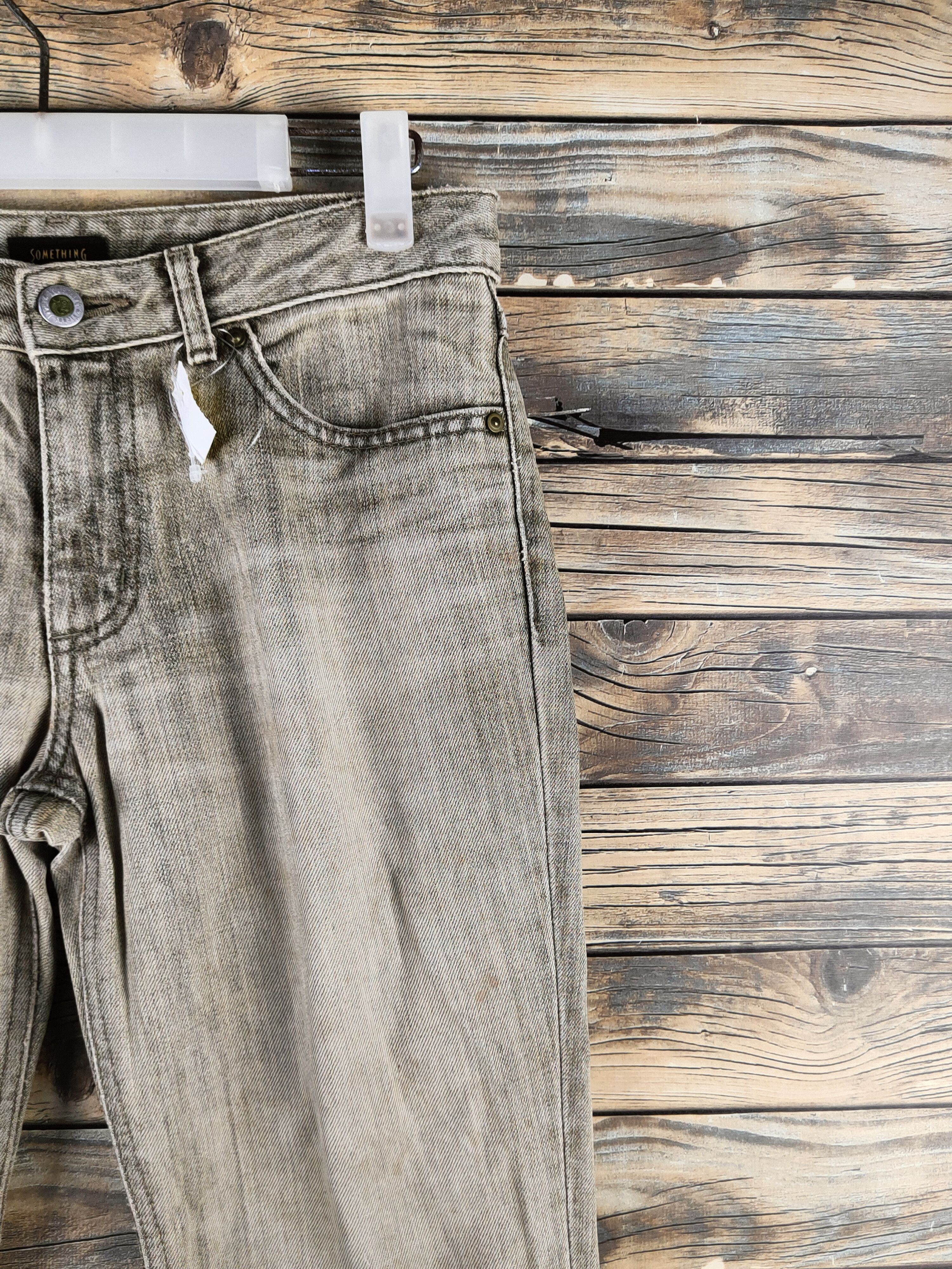 Edwin DL Edwin Dark Gray Distressed Ripped Jeans #46-629 Size 29" - 5 Thumbnail