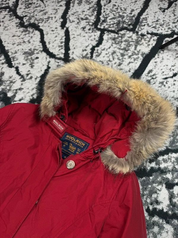 Other Woolrich red M logo winter parka jacket Size M / US 6-8 / IT 42-44 - 3 Thumbnail