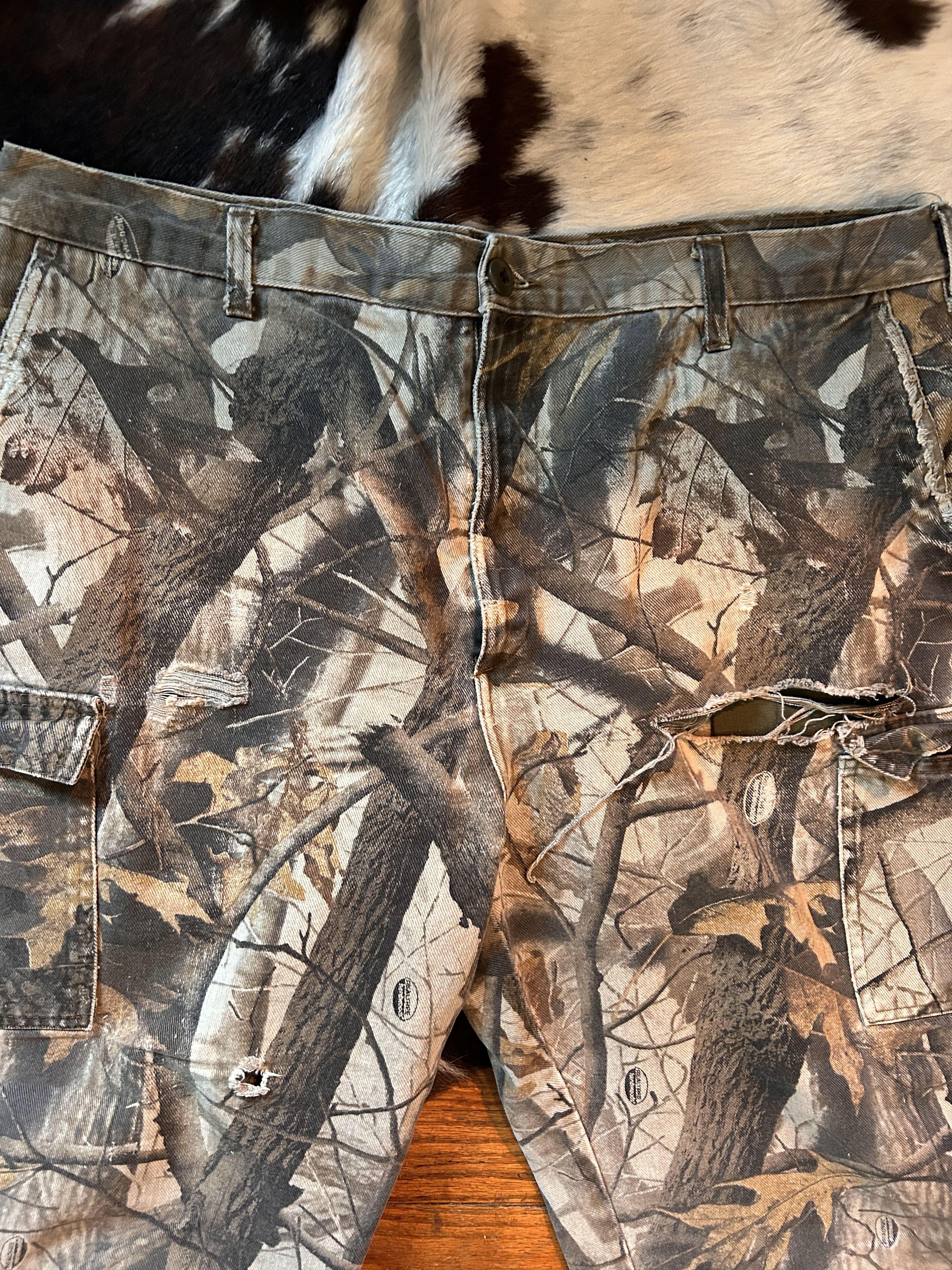 Realtree Realtree Ranger Camo Distressed/Ripped Cargo Pants Size US 38 / EU 54 - 8 Thumbnail