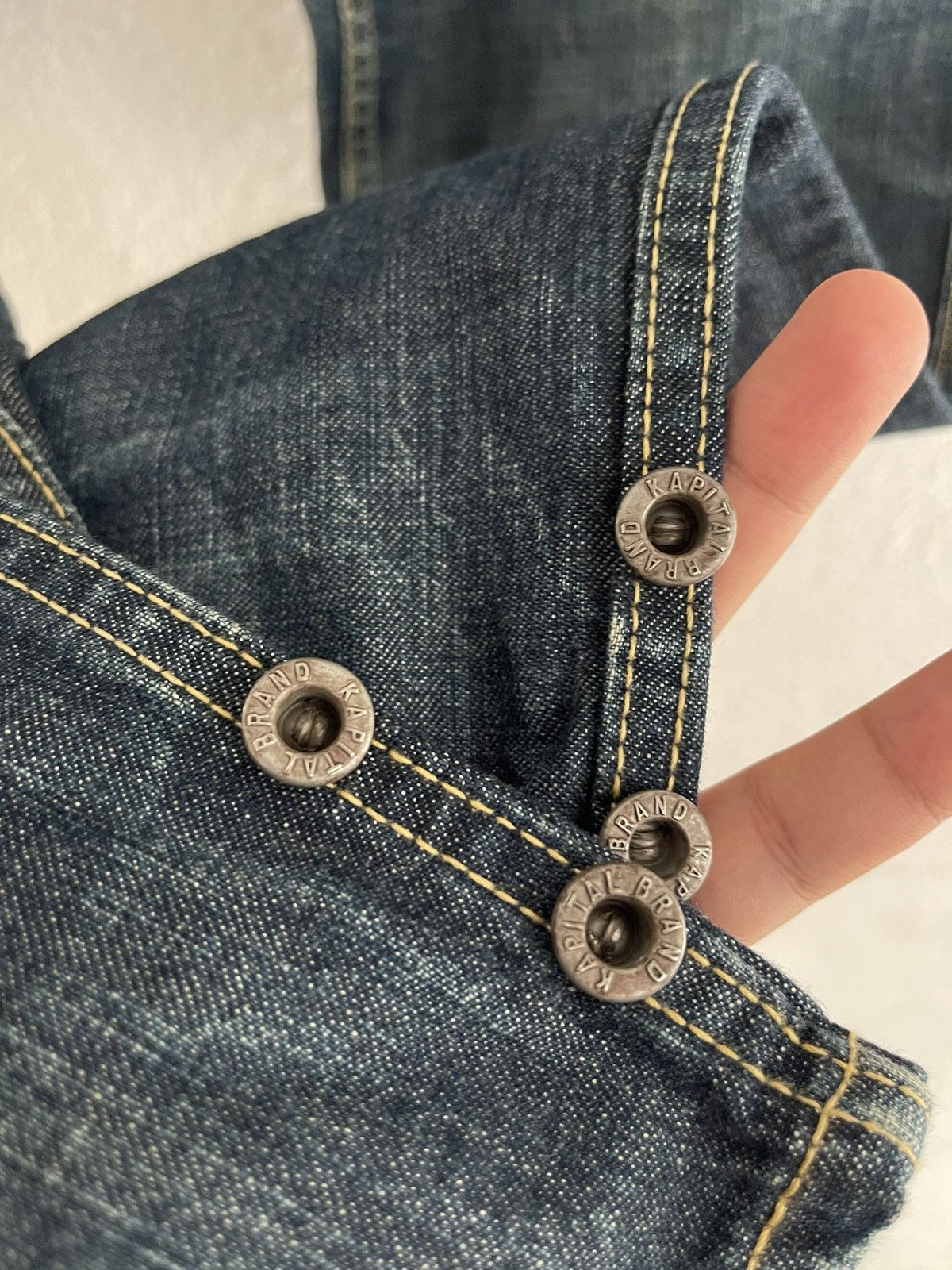 Kapital × Kapital Kountry Kapital Denim Jeans with Extra Buttons Size US 33 - 5 Thumbnail