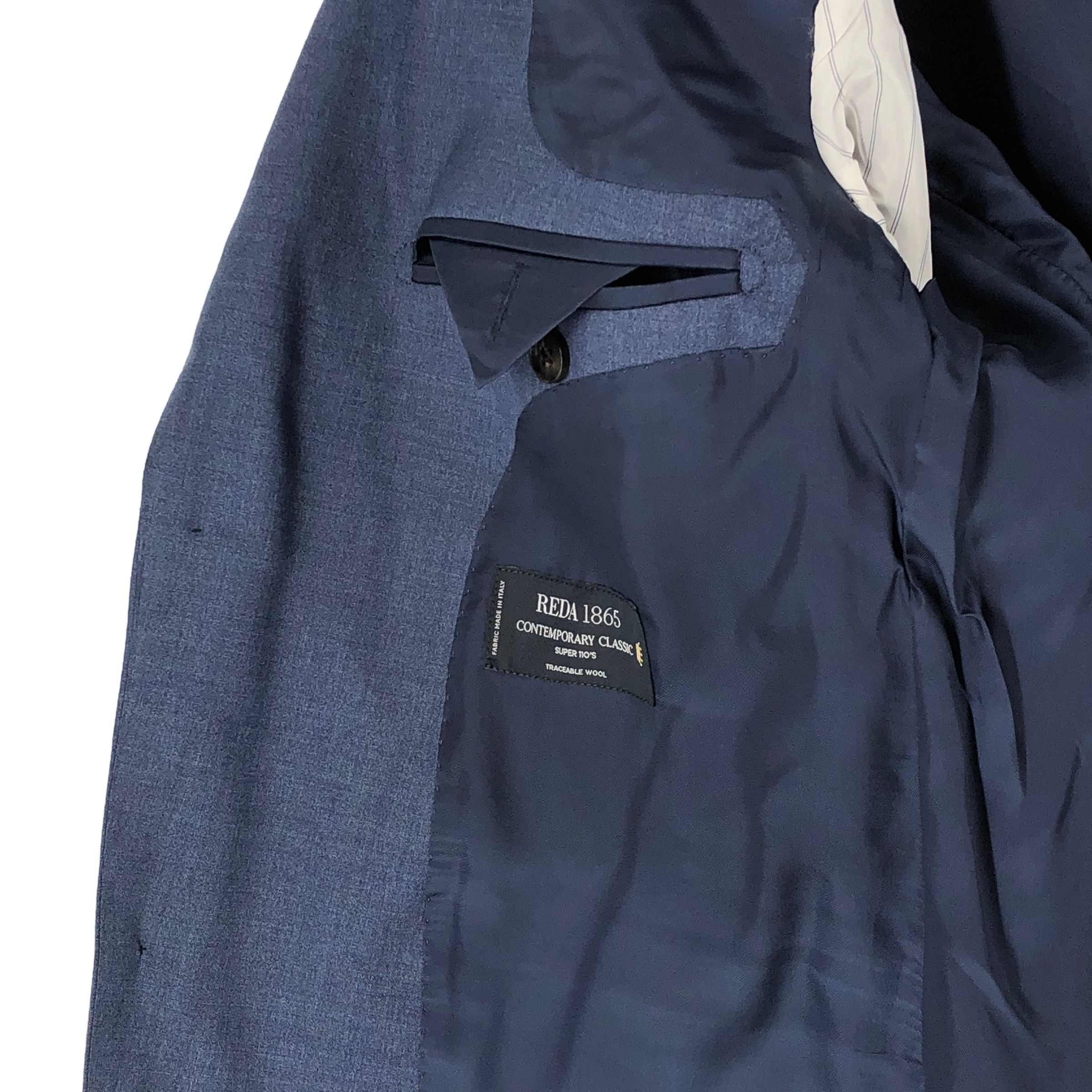 Suitsupply Napoli Single Breasted Wool Blazer Size EU:50; UK:40; US:40R Size 40R - 8 Thumbnail