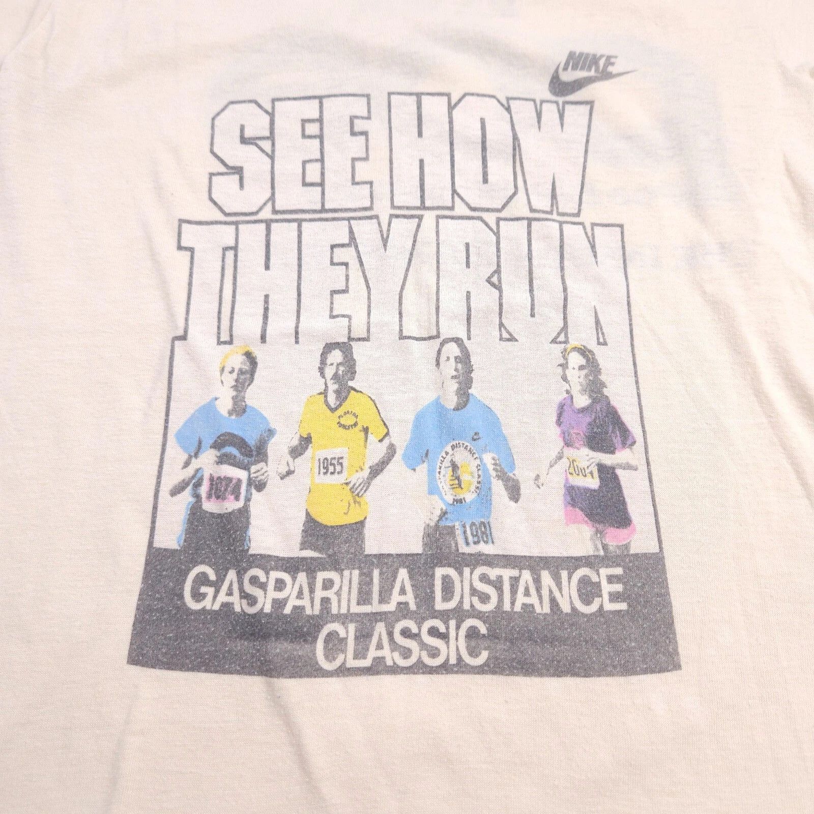 Nike Vintage 1981 Nike Gasparilla Burger King Run Race Shirt S Size US S / EU 44-46 / 1 - 2 Thumbnail